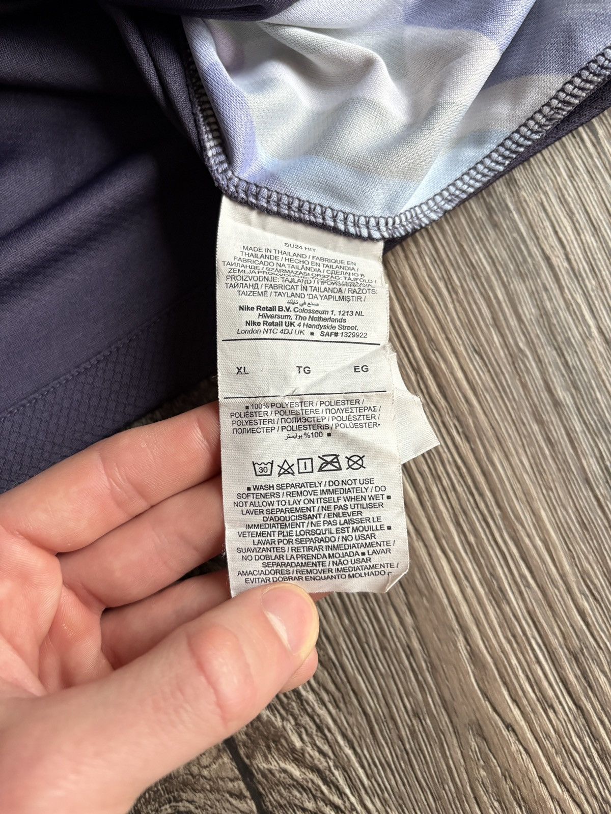 Nike England National Team 2024/2025 Away Football Shirt Soccer Size US XL / EU 56 / 4 - 6 Thumbnail