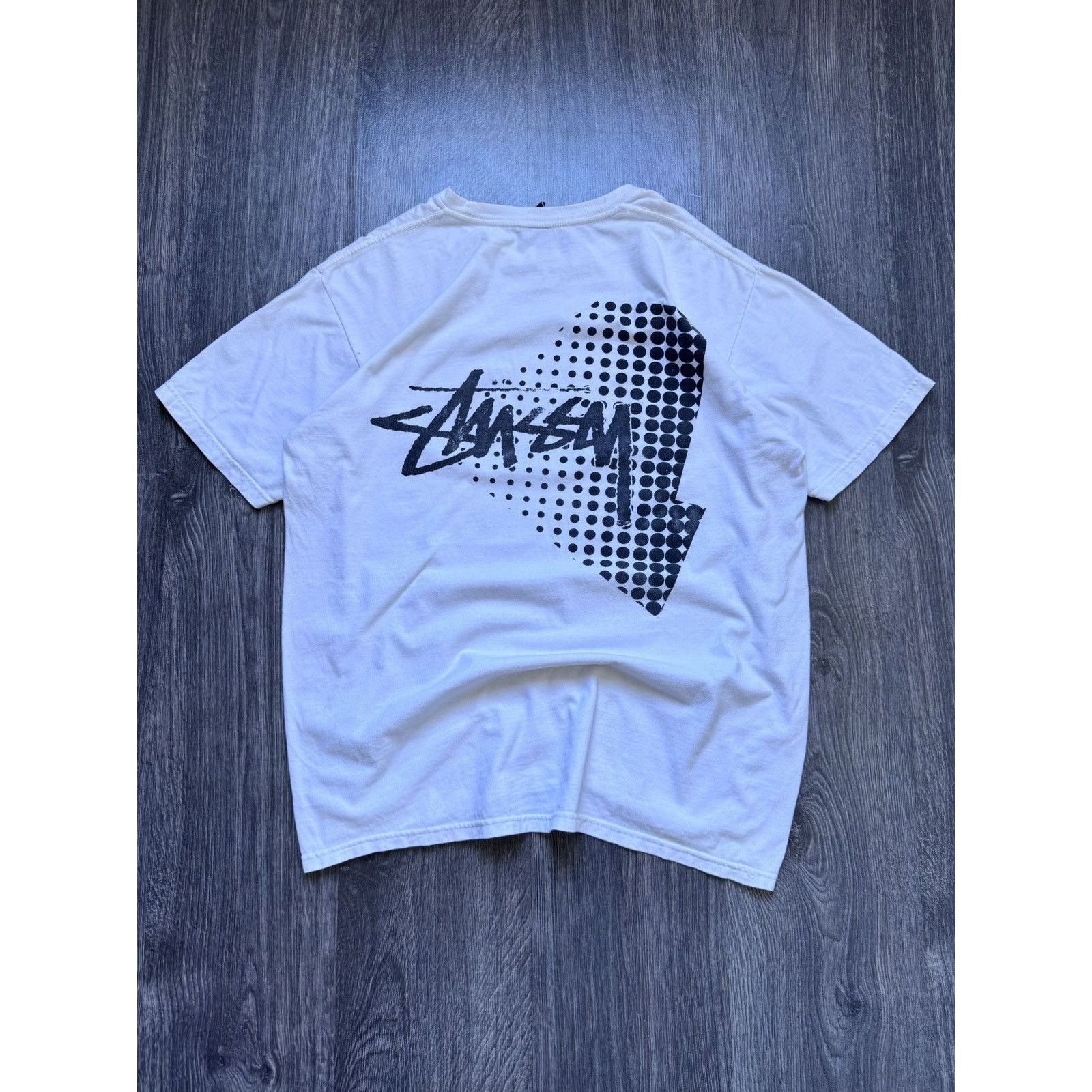 Stussy Vintage Stussy White Back Logo t-shirt Size US L / EU 52-54 / 3 - 8 Thumbnail