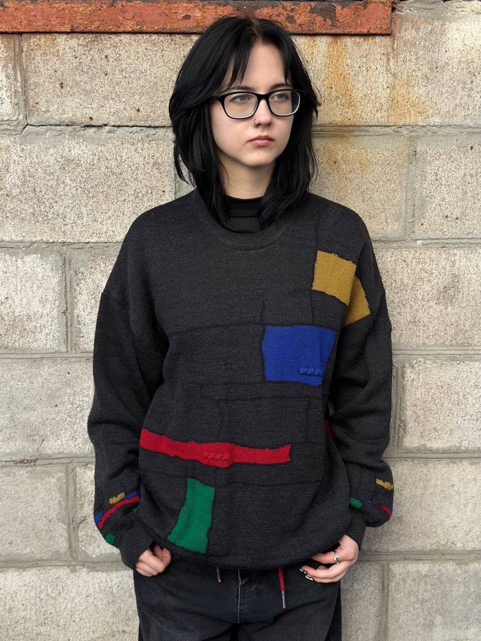 Homespun Knitwear VTG Knit Sweater Size M Old Money Man 00s USA Hype Trend Size US M / EU 48-50 / 2 - 1 Thumbnail