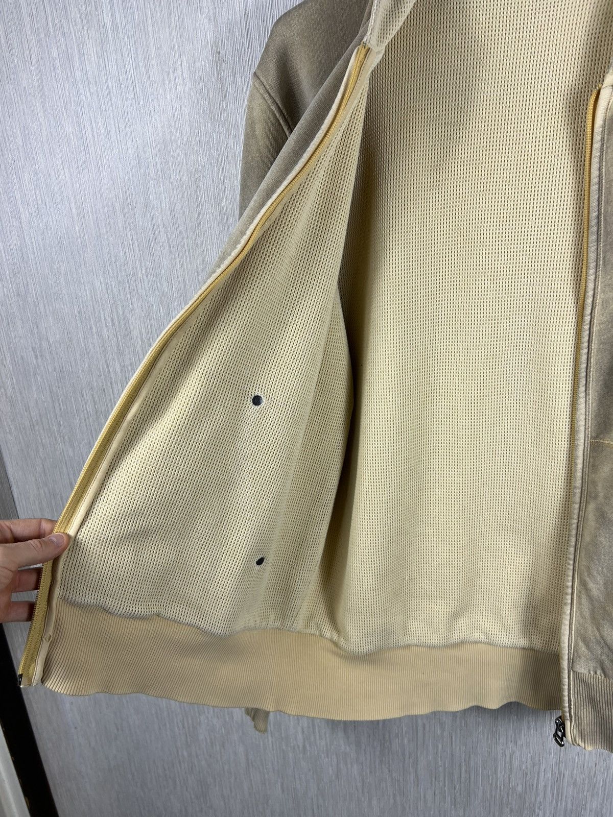 Hugo Boss Vintage Hugo Boss y2k dusty burned thermal zip basic hoodie Size US L / EU 52-54 / 3 - 22 Thumbnail