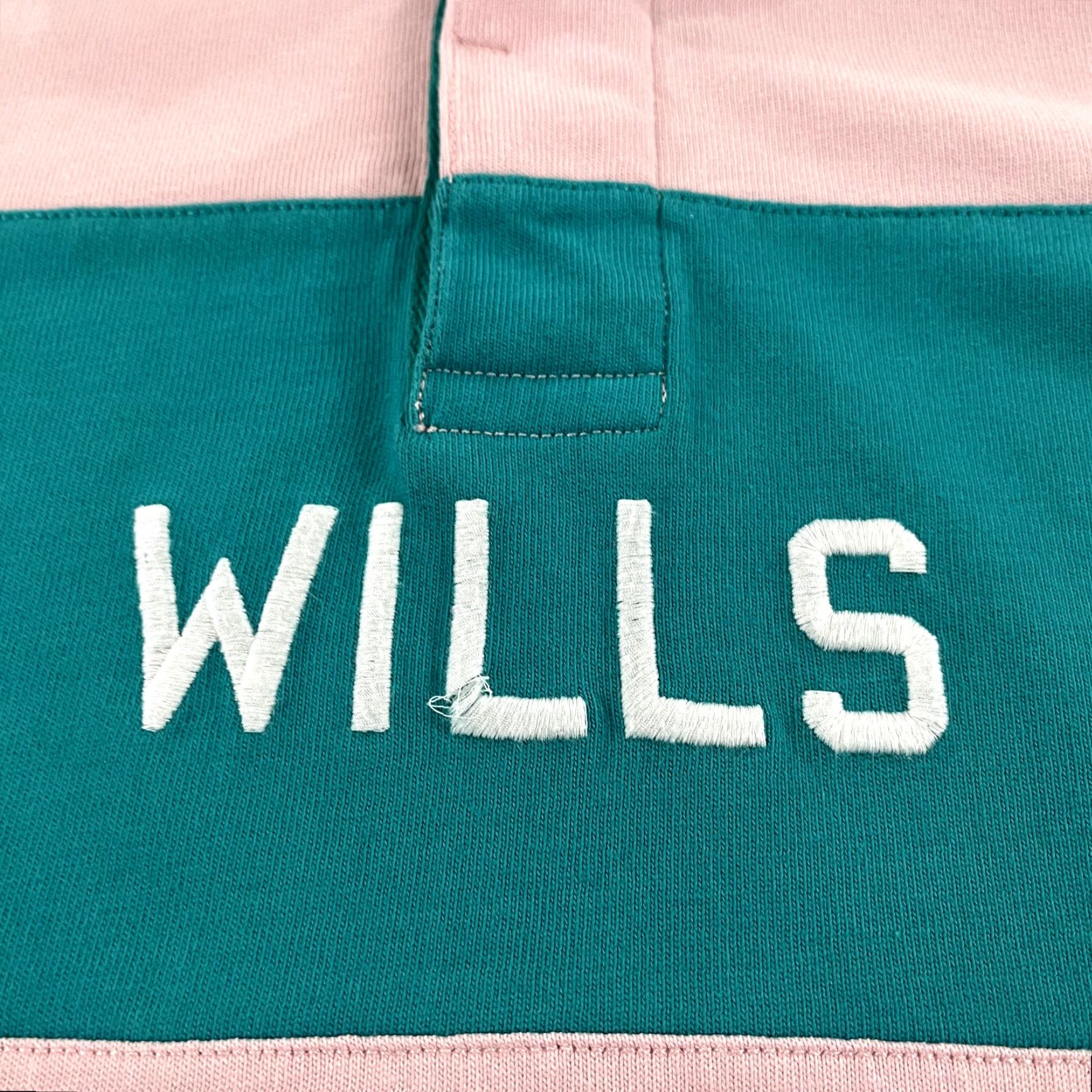 Jack Wills VINTAGE JACK WILLS Polo Shirt Mens Small Pink Blue Axbridge Rugby Collared Short Sleeve Size US S / EU 44-46 / 1 - 2 Thumbnail