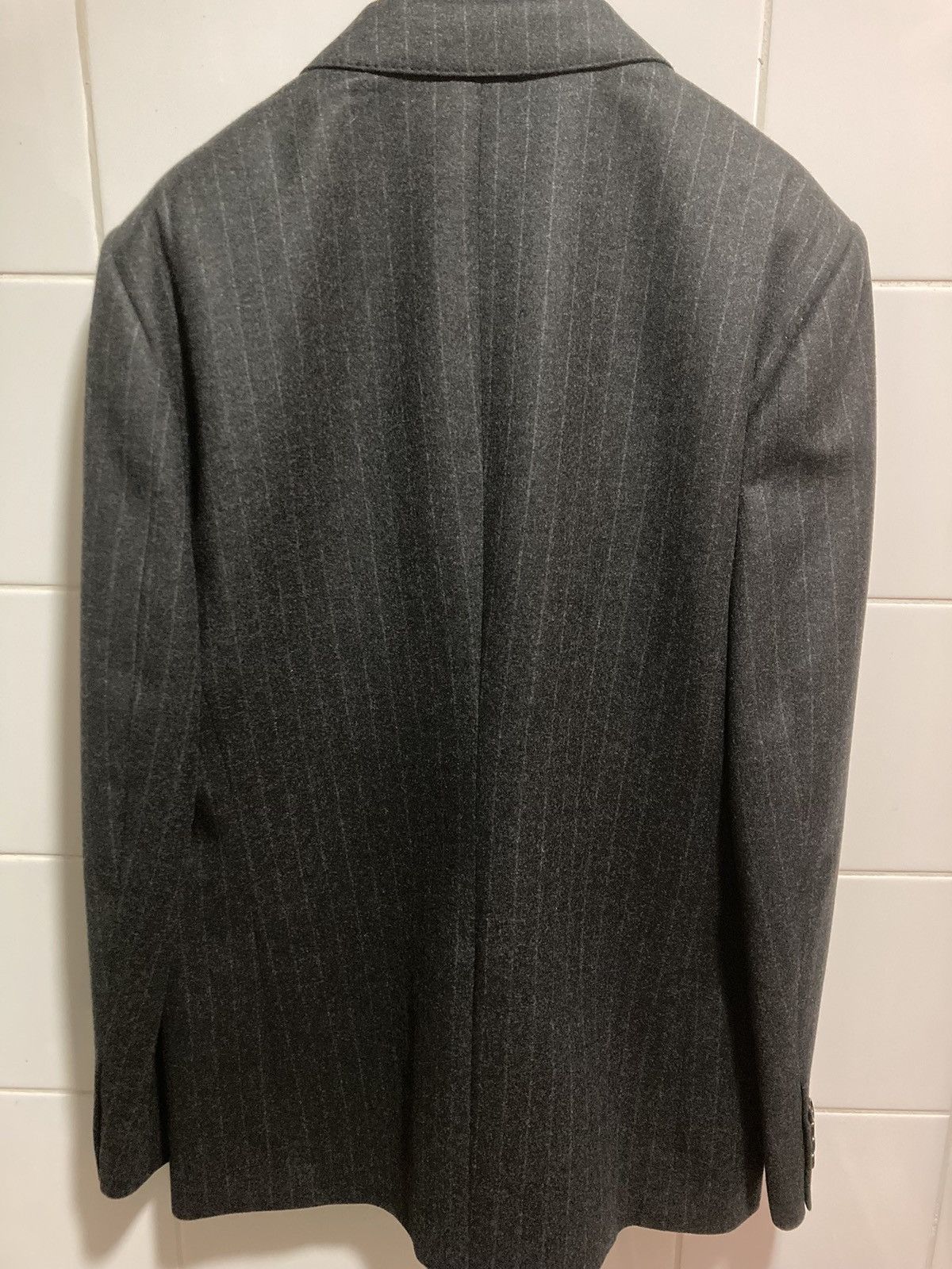 Celine CELINE FW23 Striped Flannel Jacket Size 52L - 4 Thumbnail
