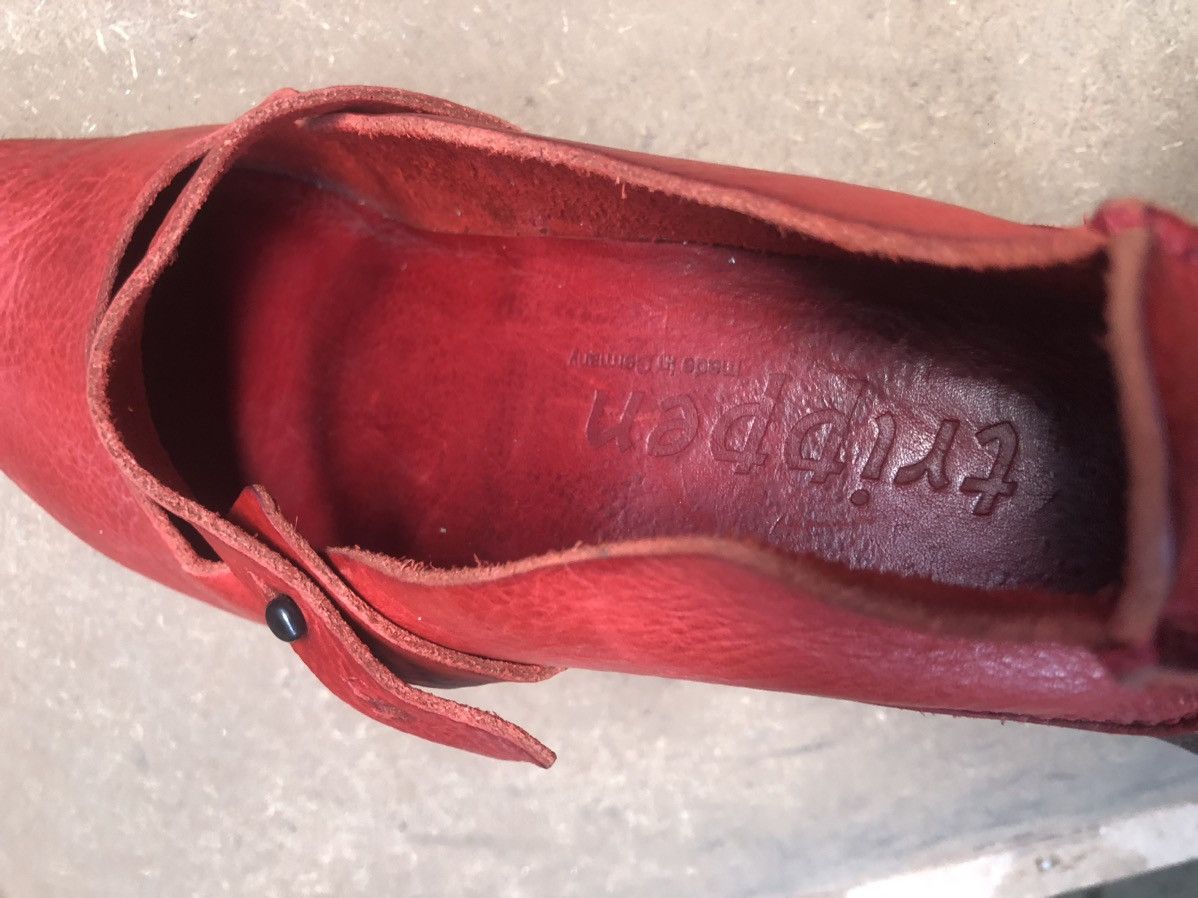 Trippen Trippen Red Calfskin Leather Women’s Mary Jane shoes size 39 Size US 8 / IT 38 - 9 Thumbnail