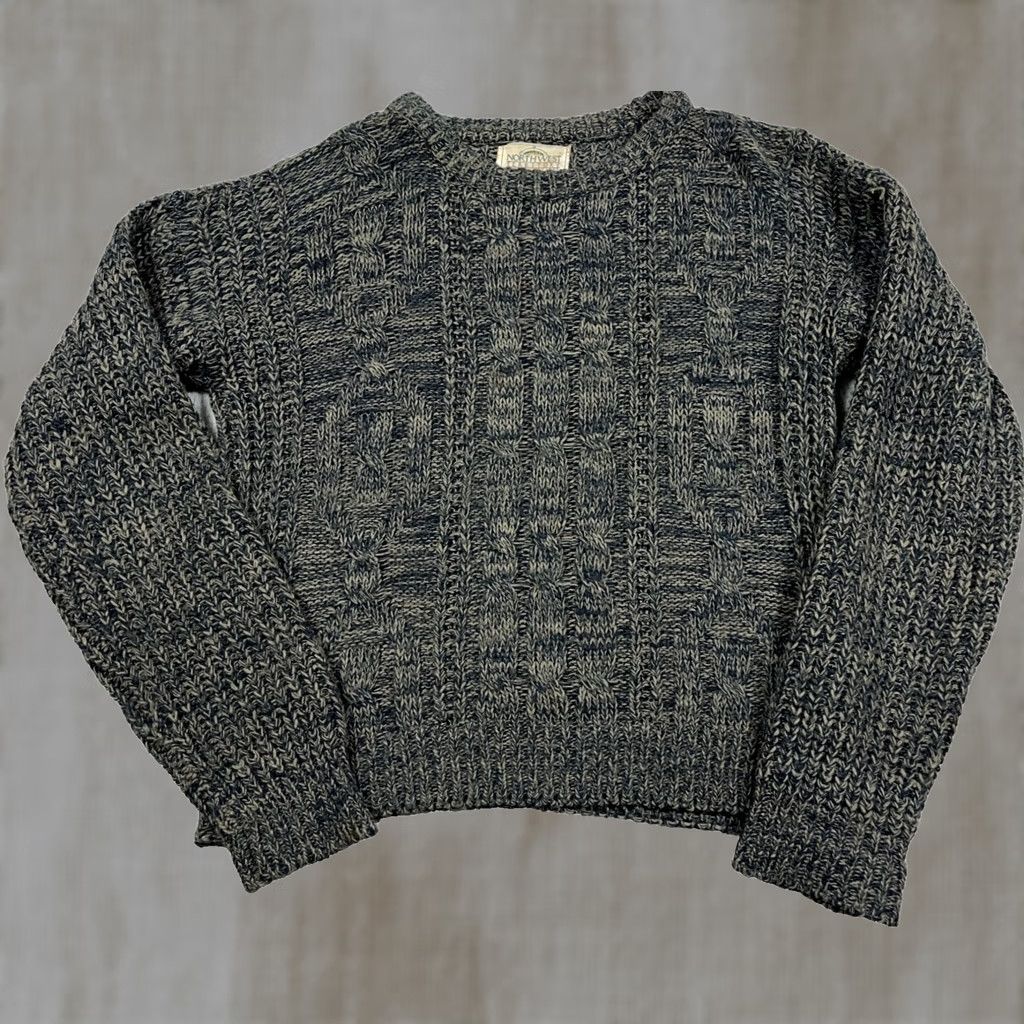 Vintage Vintage Northwest Territory Sweater Women Medium Brown Chunky Knit 90s Pullover Size M / US 6-8 / IT 42-44 - 1 Thumbnail