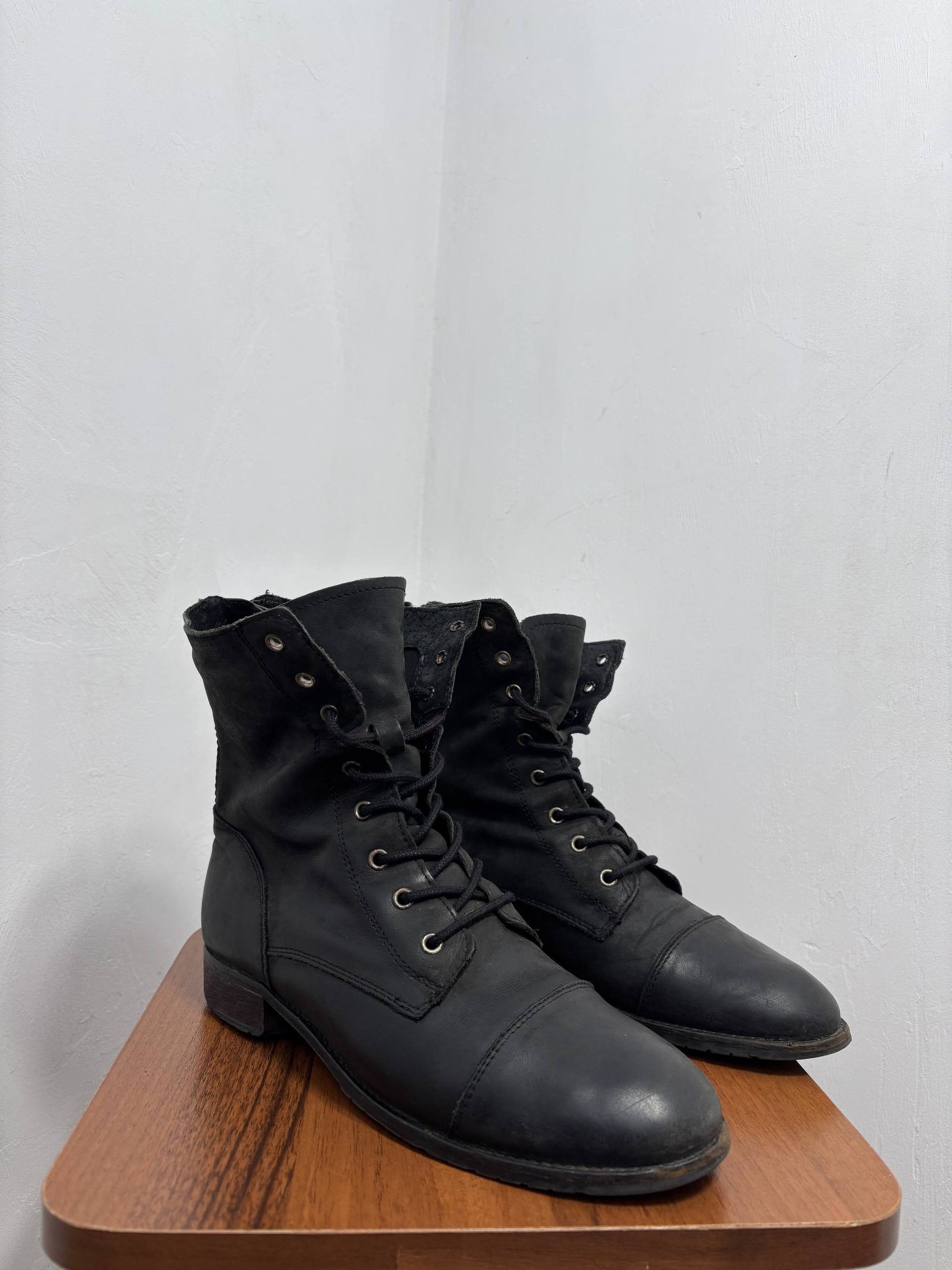Vintage Avant Garde AS 98 Guidi Style VTG Leather Boots Size US 7 / EU 40 - 4 Thumbnail