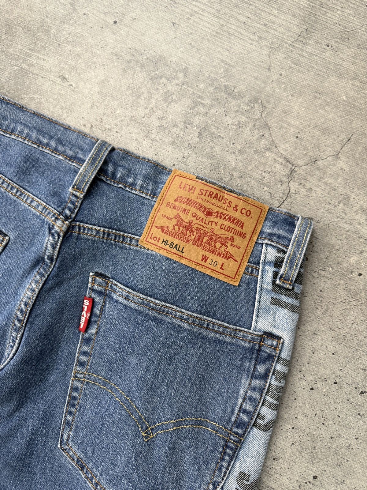 Levi's Vintage Levi’s Big E Hi Ball Light Blue Denim Jeans 30x30 Size US 30 / EU 46 - 6 Thumbnail