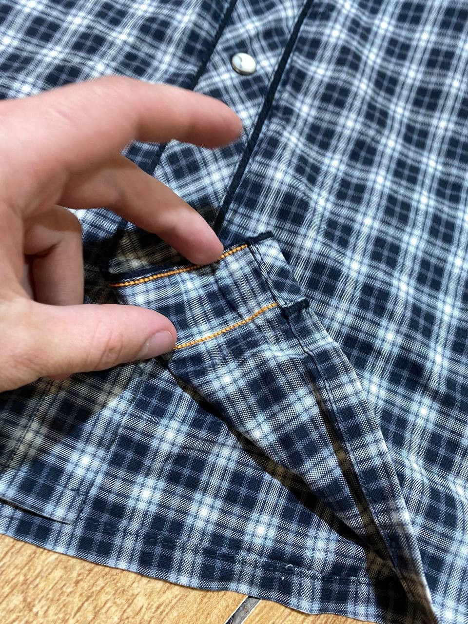 Nudie Jeans NUDIE JEANS WESTERN MEN'S COTTON SHIRT CHECKED Size US M / EU 48-50 / 2 - 8 Thumbnail