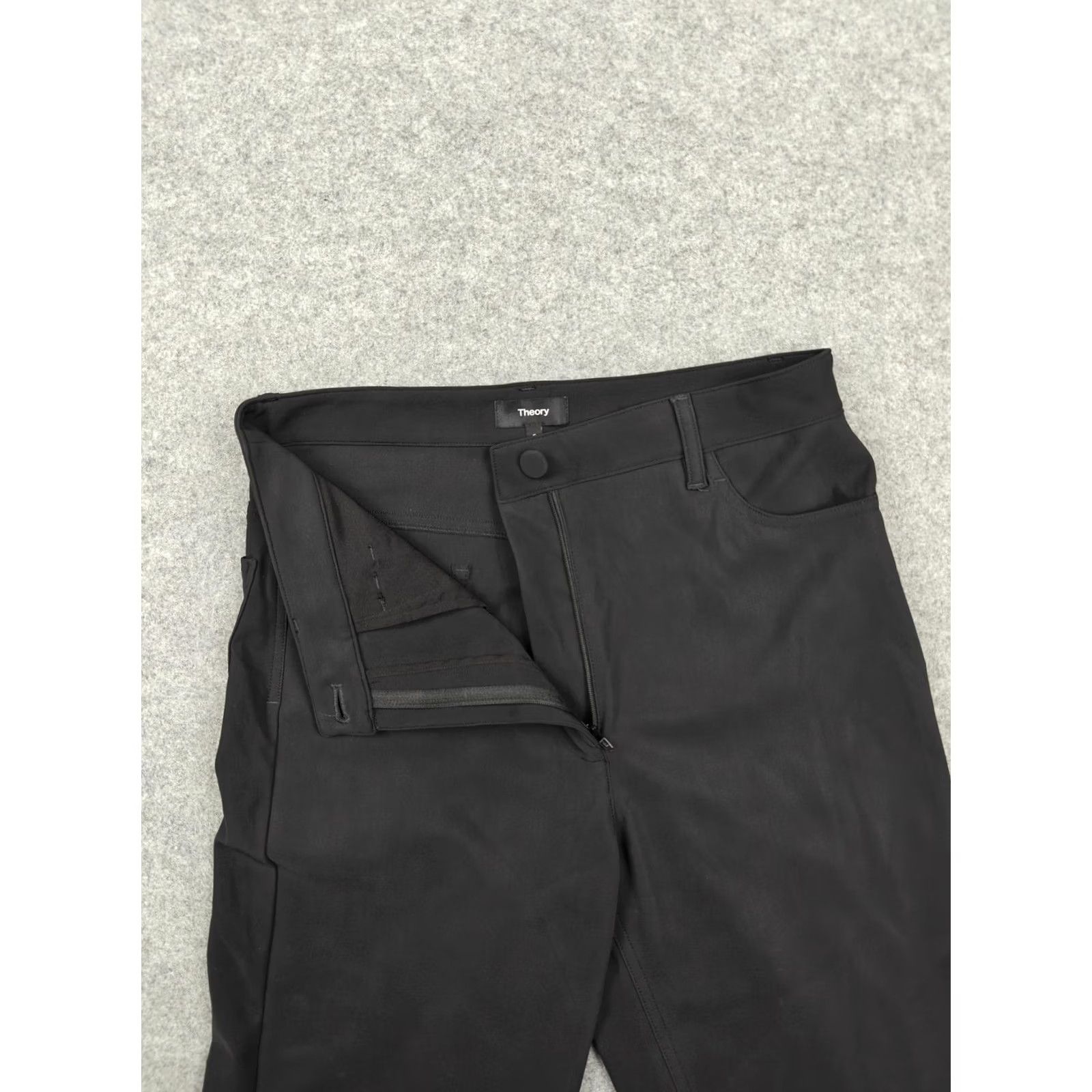 Theory Theory Pants Womens 8 Black Demitria HW Precision Ponte Flare Dress Career Pants Mens? Size 30" / US 8 / IT 44 - 3 Thumbnail