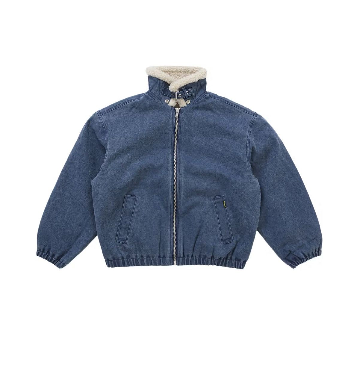 Supreme Supreme Faux Sherling Lined Bomber Jacket (FW25) Navy size S Size US S / EU 44-46 / 1 - 1 Thumbnail