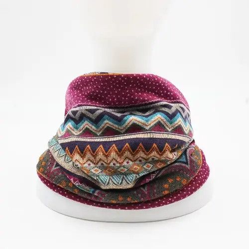 High Sport Hip Hop Floral Winter Cap Beanie Headdress Size ONE SIZE - 3 Thumbnail