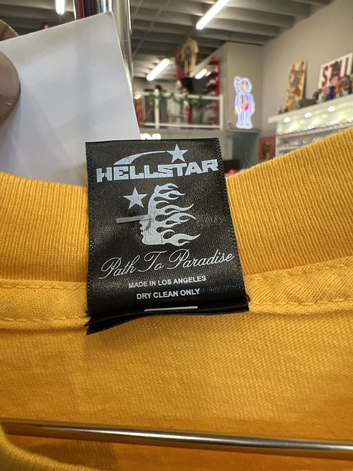 HELLSTAR Jesus Emblem Tee Yellow Size US M / EU 48-50 / 2 - 4 Thumbnail