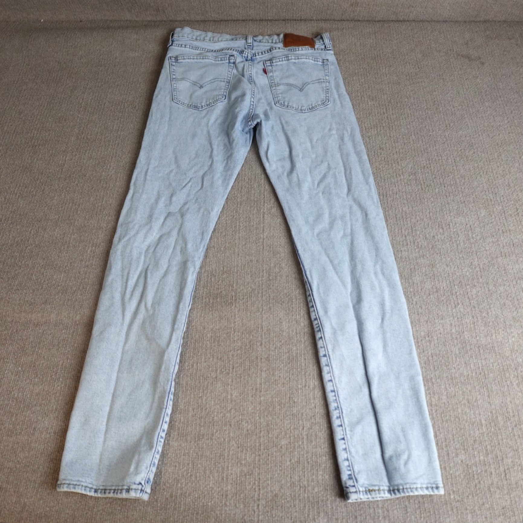 Levi's VINTAGE Levi's 510 Jeans 32 x 31 Blue Premium Big E Mens Regular 5-Pocket Denim Cotton Blend Straight - 32x31 Modern Fit? Wait Size US 32 / EU 48 - 6 Thumbnail