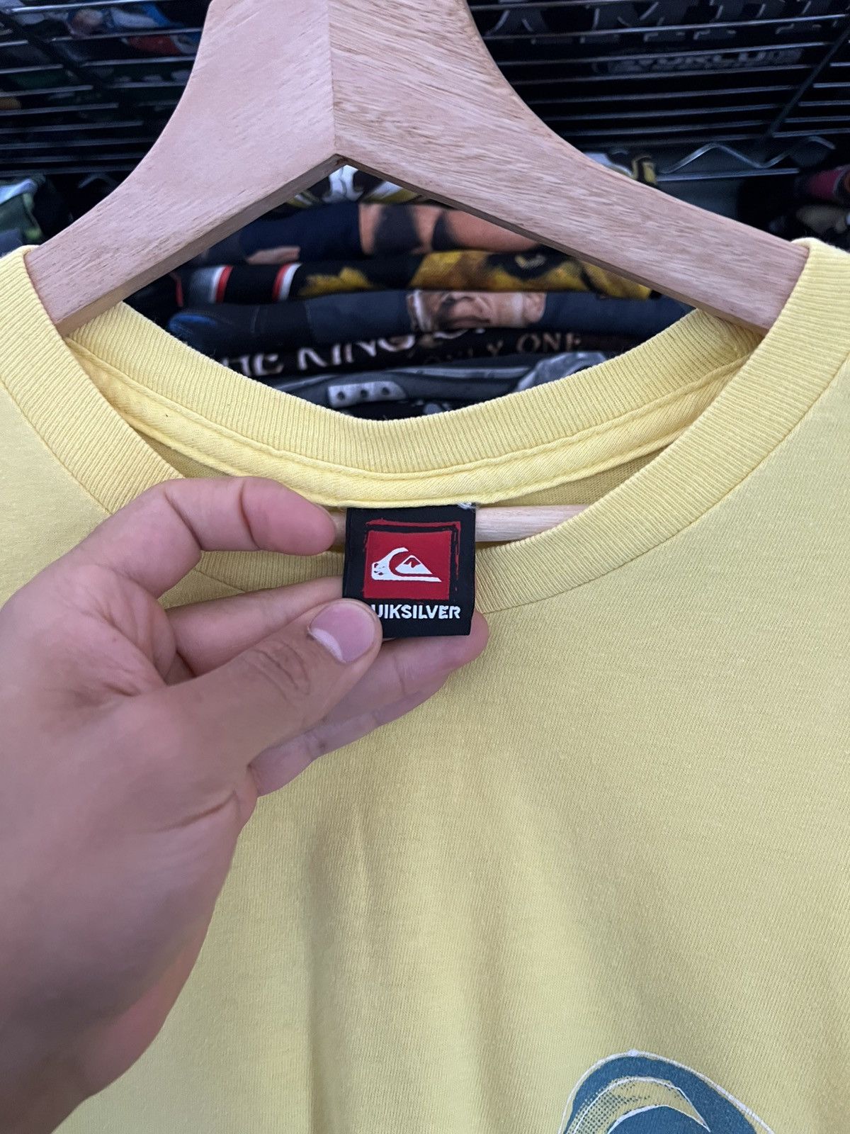 Quiksilver 2000s Quiksilver Logo Tee Skate Surf Size US L / EU 52-54 / 3 - 4 Thumbnail
