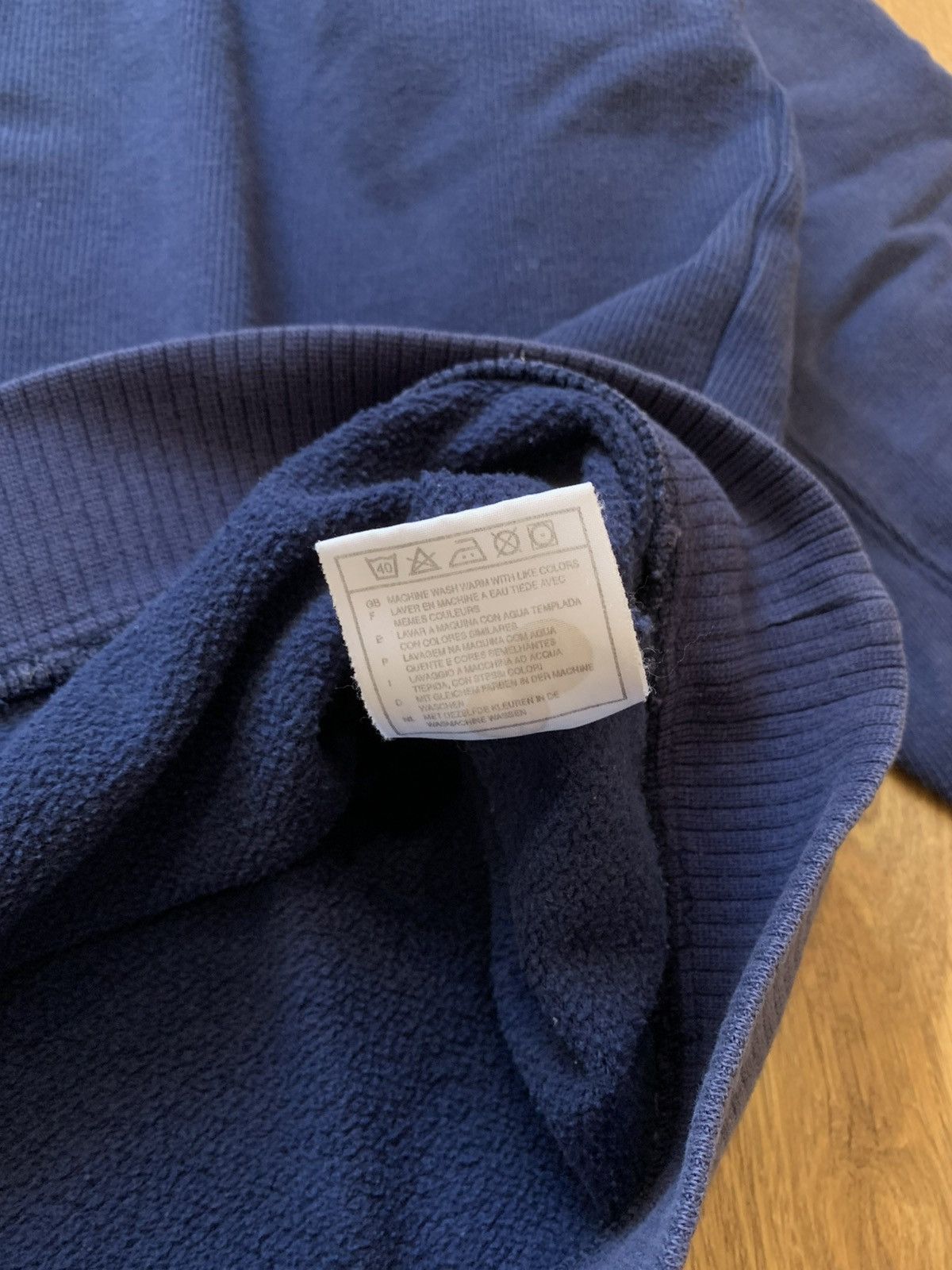 Nike × Vintage Vintage 90s Nike Swoosh Small Logo Heavyweight sweatshirt Size US L / EU 52-54 / 3 - 7 Thumbnail