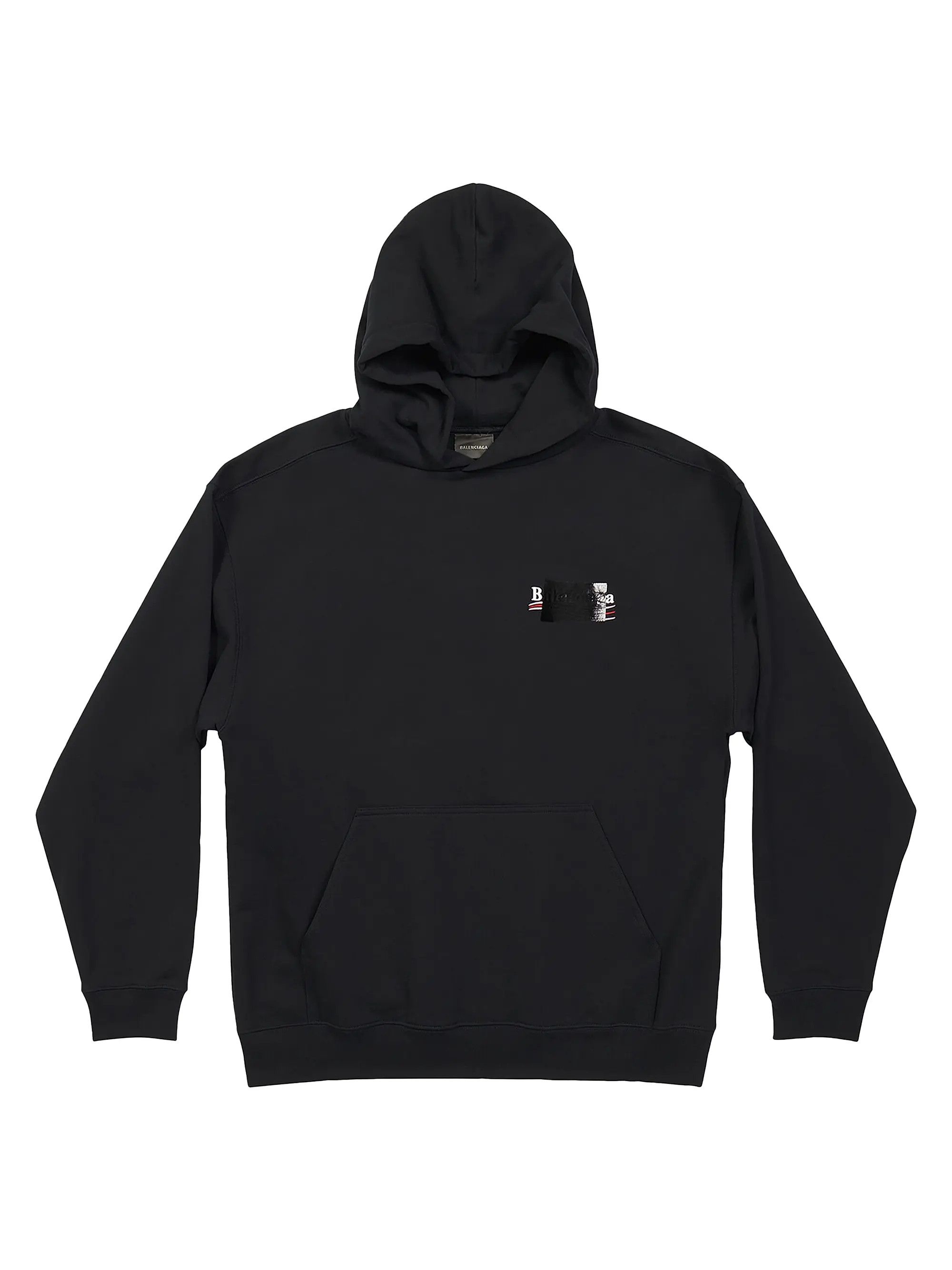 Balenciaga o1tr1nto1125 Gaffer Hoodie Medium Fit in Black Size US M / EU 48-50 / 2 - 1 Thumbnail