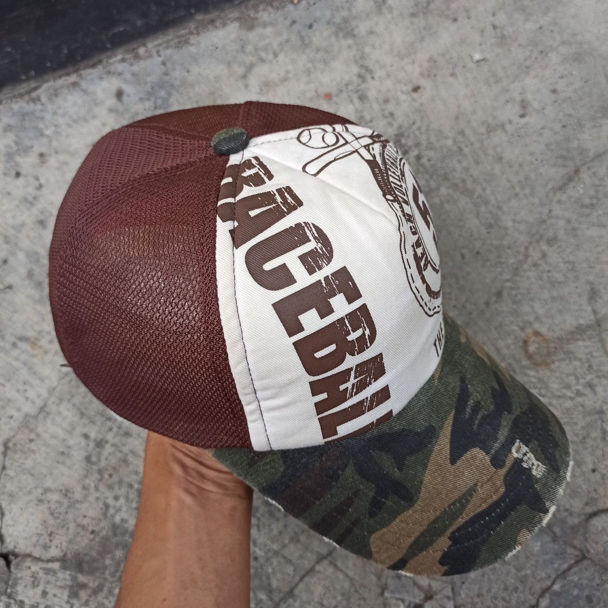 14th Addiction Distressed camo visor Beach ball 58 Size ONE SIZE - 6 Thumbnail