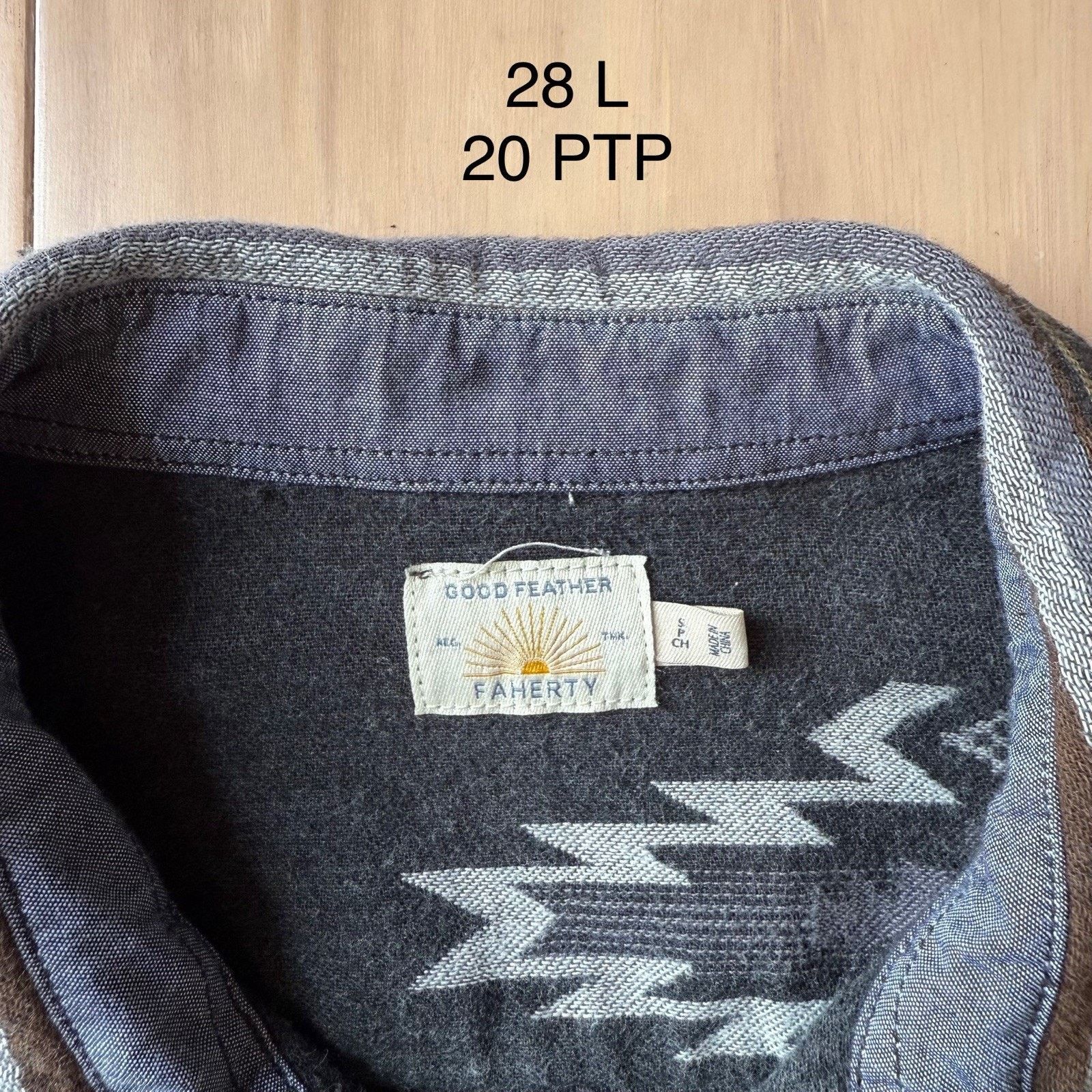 Faherty Faherty Doug Good Feather Canyon Shirt S Multicolor Argyle Size US S / EU 44-46 / 1 - 7 Thumbnail