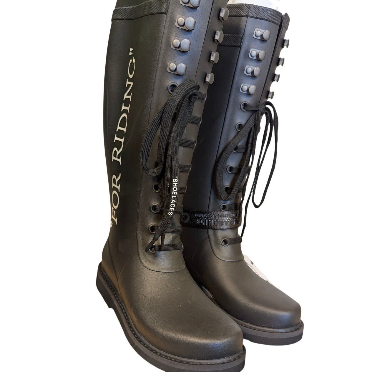 Off-White OFF-WHITE "For Riding" Rain Boots Size US 8.5 / IT 38.5 - 1 Thumbnail