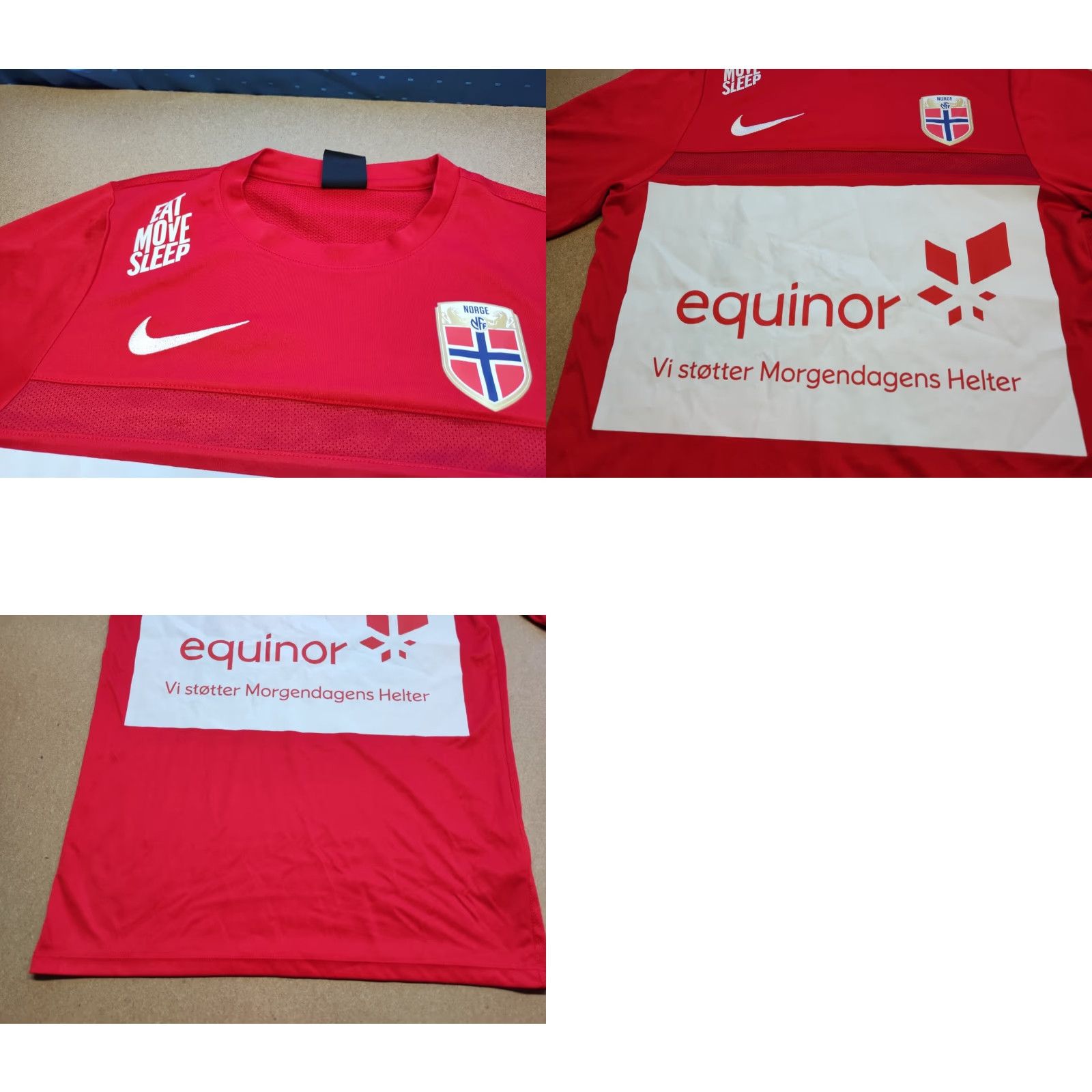 Nike Nike Dri-FIT Norway 2016 2017 Training Football Jersey Mens Small Red Nike Adult Short Sleeve T-Shirt Jersey Athletic Quick Dry Size US S / EU 44-46 / 1 - 10 Thumbnail