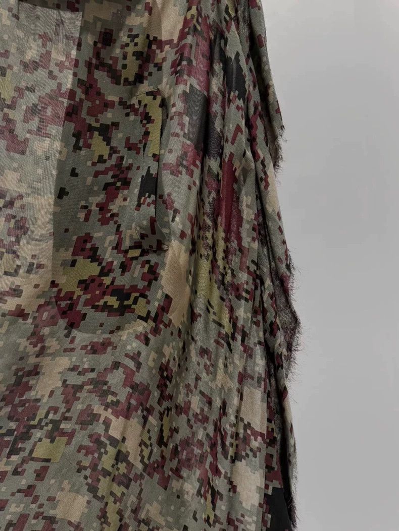Yohji Yamamoto yohji yamamoto size 1 90s camouflage see-through skirt Size 24" / US 00 / IT 34 - 3 Thumbnail