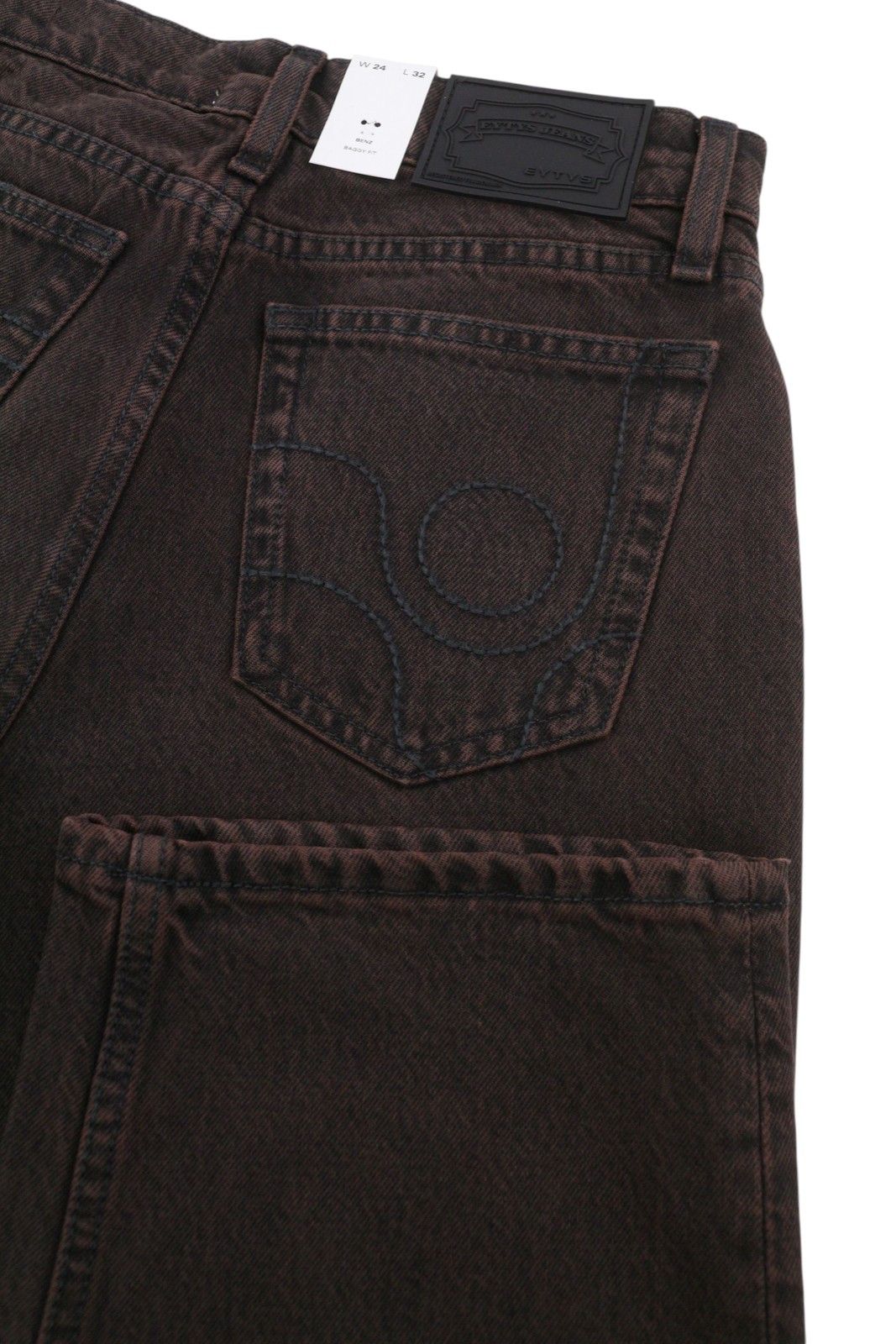 Eytys BENZ SEPIA BAGGY FIT W24/L32 Brown Faded RRP370 88874 Size 24" / US 00 / IT 34 - 6 Thumbnail