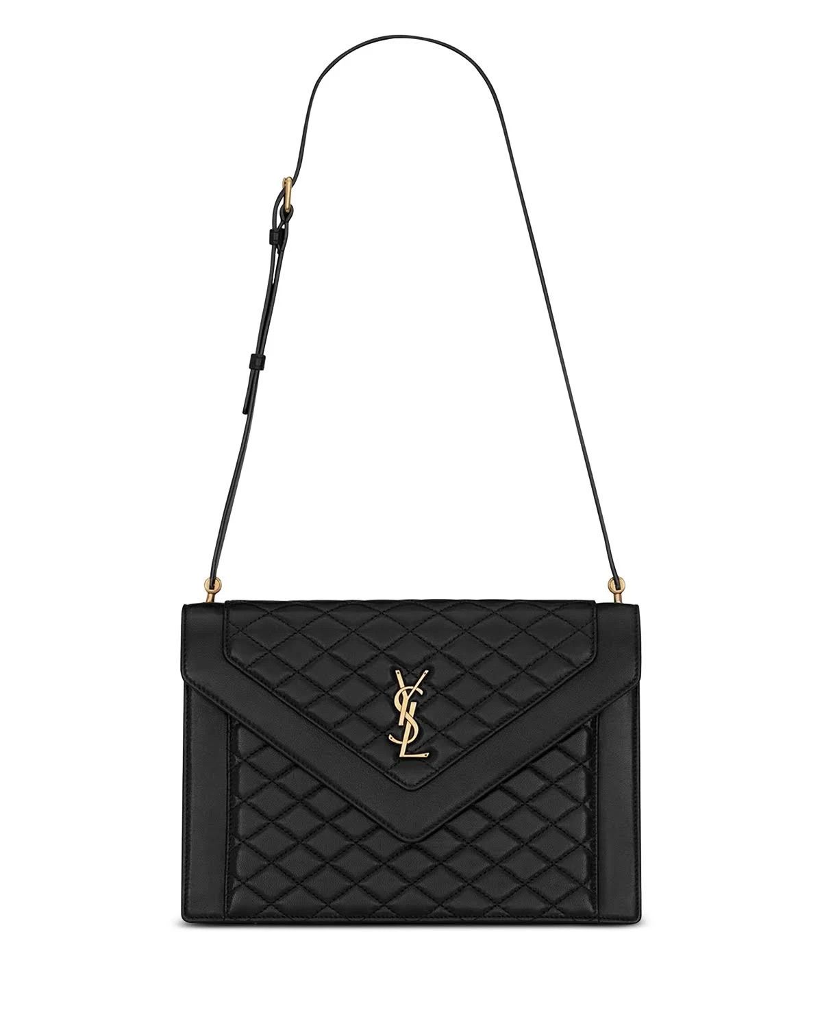Saint Laurent Paris o1s1wg110924 Size: OS / Gaby Satchel Lambskin Bag in Black Size ONE SIZE - 1 Thumbnail