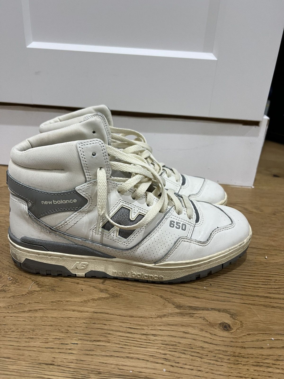 image of Aime Leon Dore x New Balance Ald 650R Silver Grey Shoes, Men's (Size 9)