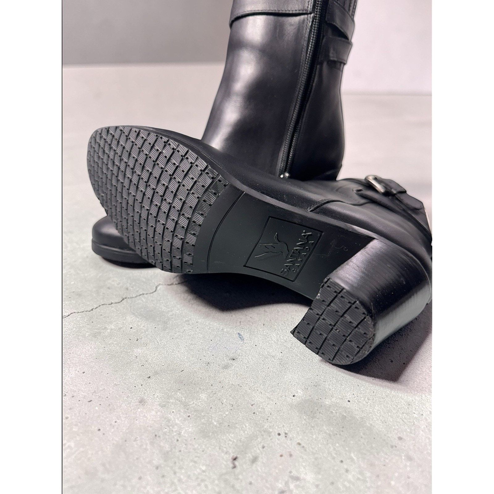 Other Santana Canada Christa Black Leather Ankle Boots Women 9 Size US 9 / IT 39 - 2 Thumbnail