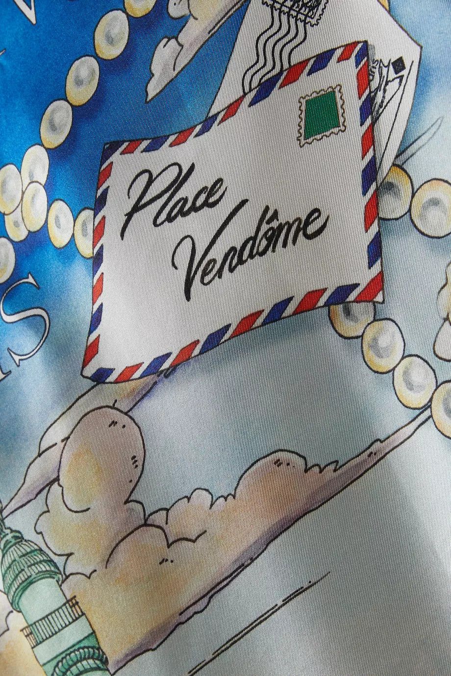 Casablanca o1mle0326 Long Sleeve Silk Shirt Place Casa in Multicolor Size US XL / EU 56 / 4 - 3 Thumbnail