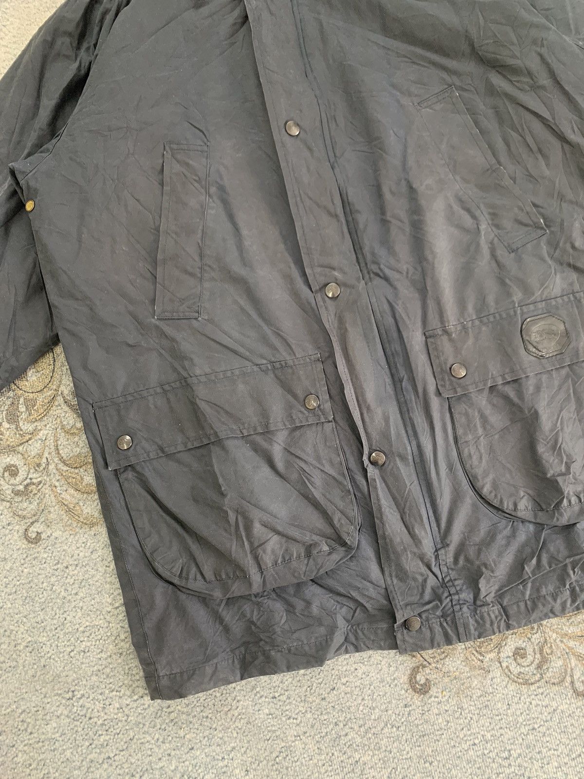 Burberry Burberrys London Cupra Wax Finish Jacket Hooded Size US L / EU 52-54 / 3 - 5 Thumbnail