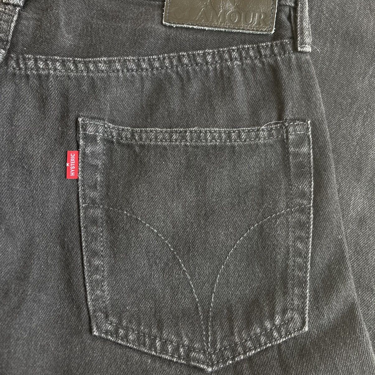 Hysteric Glamour Devil Girl Leather Patch Straight Denim Jeans Size US 30 / EU 46 - 5 Thumbnail