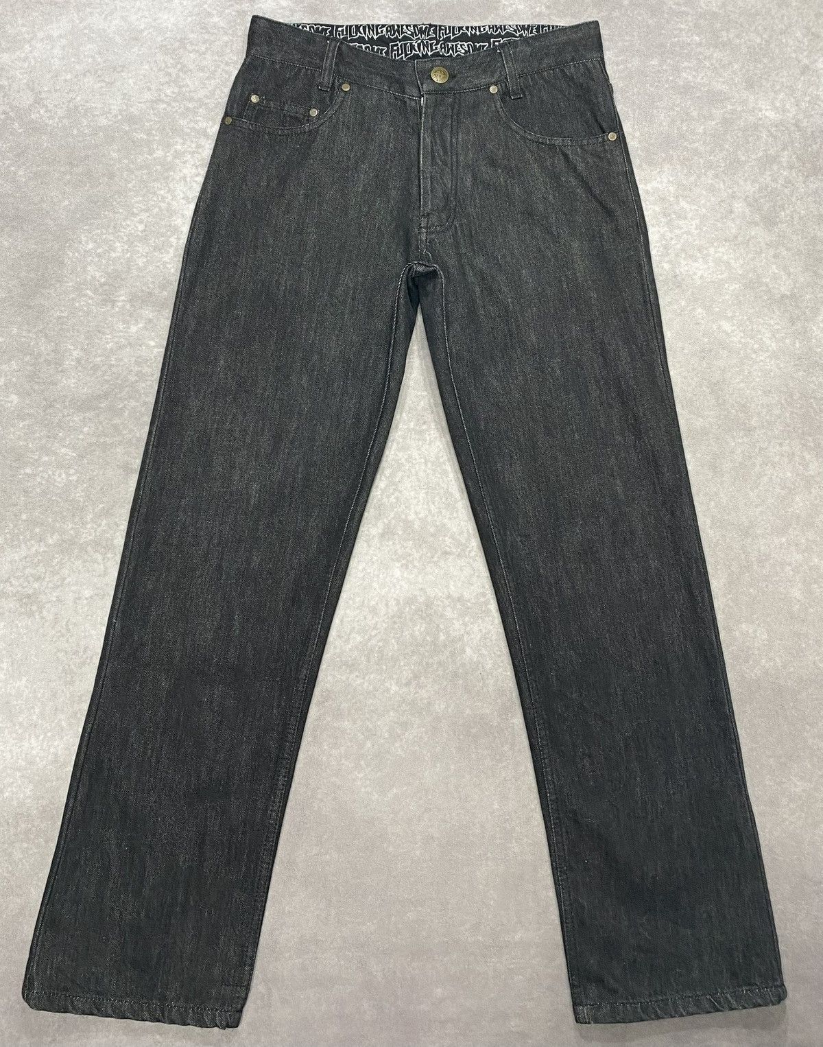 Fucking Awesome Fucking Awesome Washed Black Relax Fit Denim Jeans Size US 30 / EU 46 - 1 Thumbnail