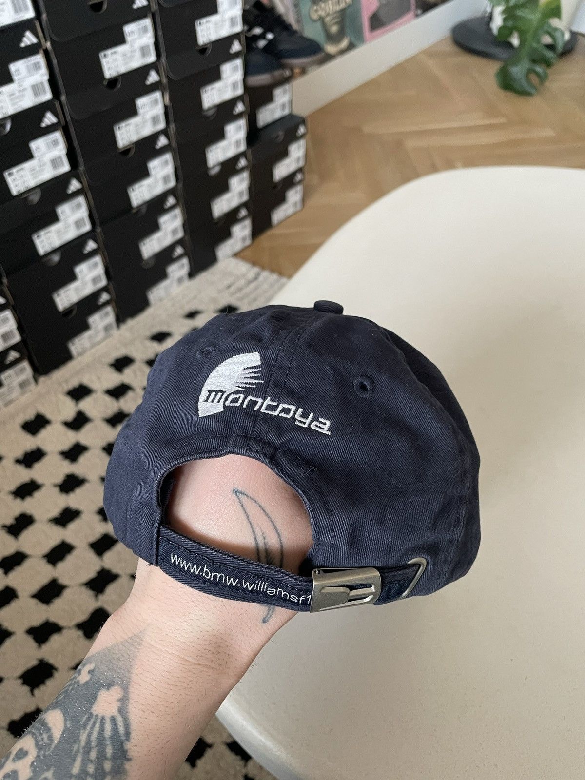 BMW Vintage Y2k BMW Williams Formula 1 Team Cap Hat Racing Rare Size ONE SIZE - 3 Thumbnail
