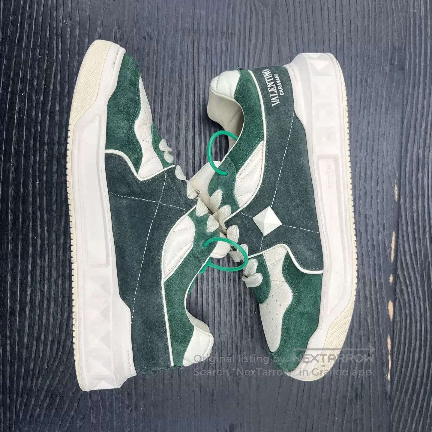 Valentino Green Low. Size US 8.5 / EU 41-42 - 2 Thumbnail
