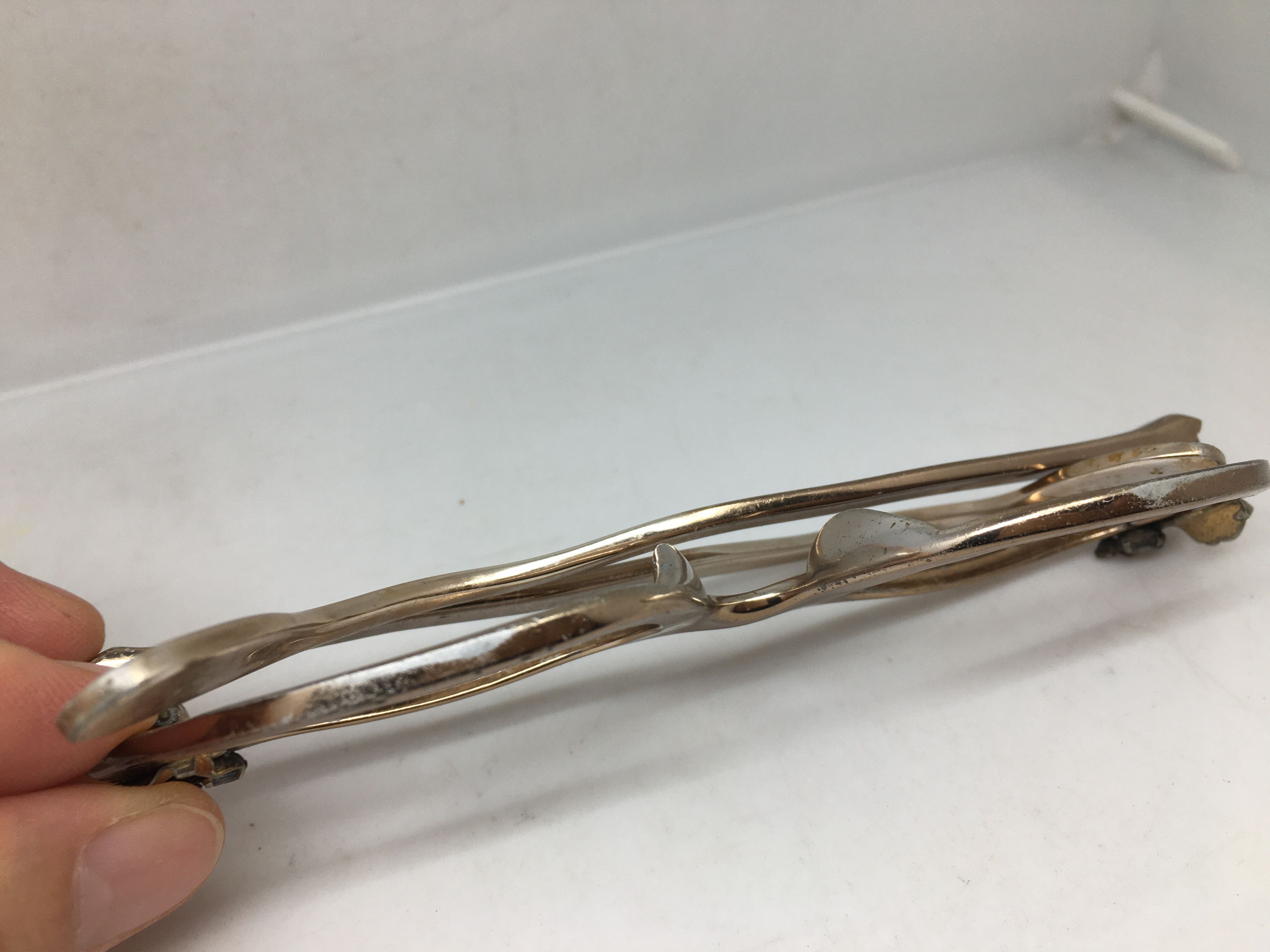 Vintage Vintage 50s TURA Woman Aluminum Brown Cateye Eyeglasses Size ONE SIZE - 10 Thumbnail