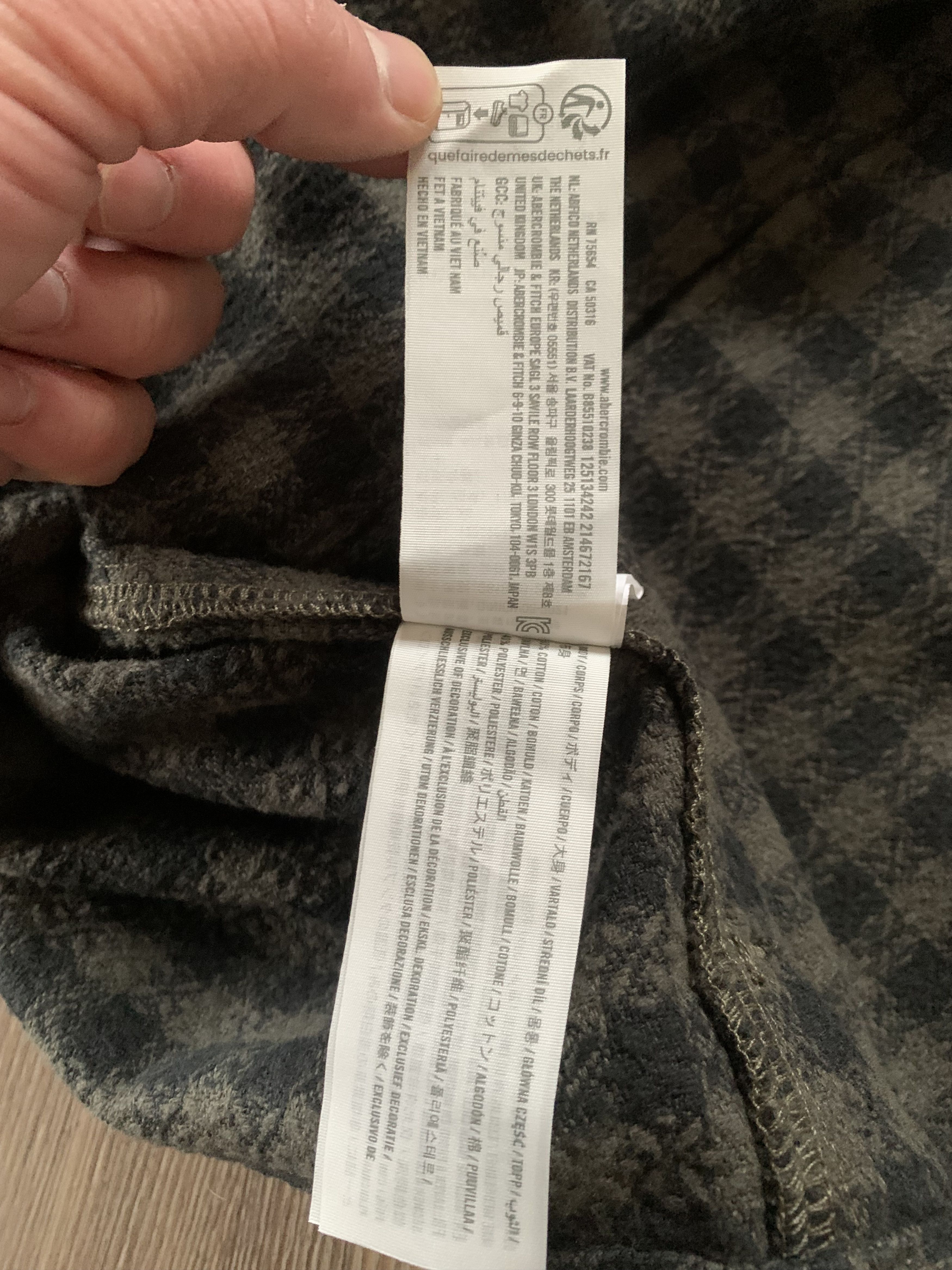Abercrombie & Fitch Abercrombie & Fitch Check Dobby Flannel Plaid Overshirt Size US XS / EU 42 / 0 - 9 Thumbnail