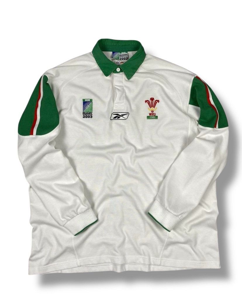 Reebok Vintage Wales Rugby World Cup 2003 Away Jersey Reebok Size US XL / EU 56 / 4 - 1 Thumbnail