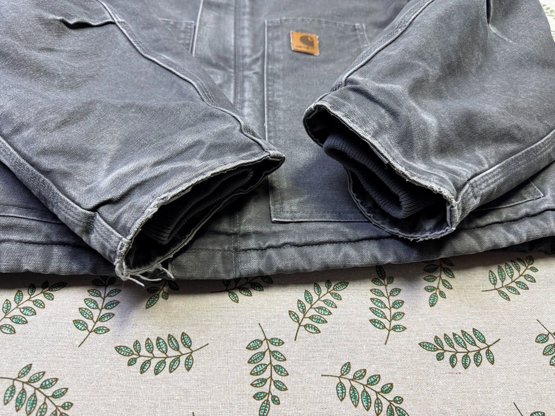 Carhartt Vintage Carhartt J22 GVL Heavy Wash Gray L Jacket Size US L / EU 52-54 / 3 - 3 Thumbnail