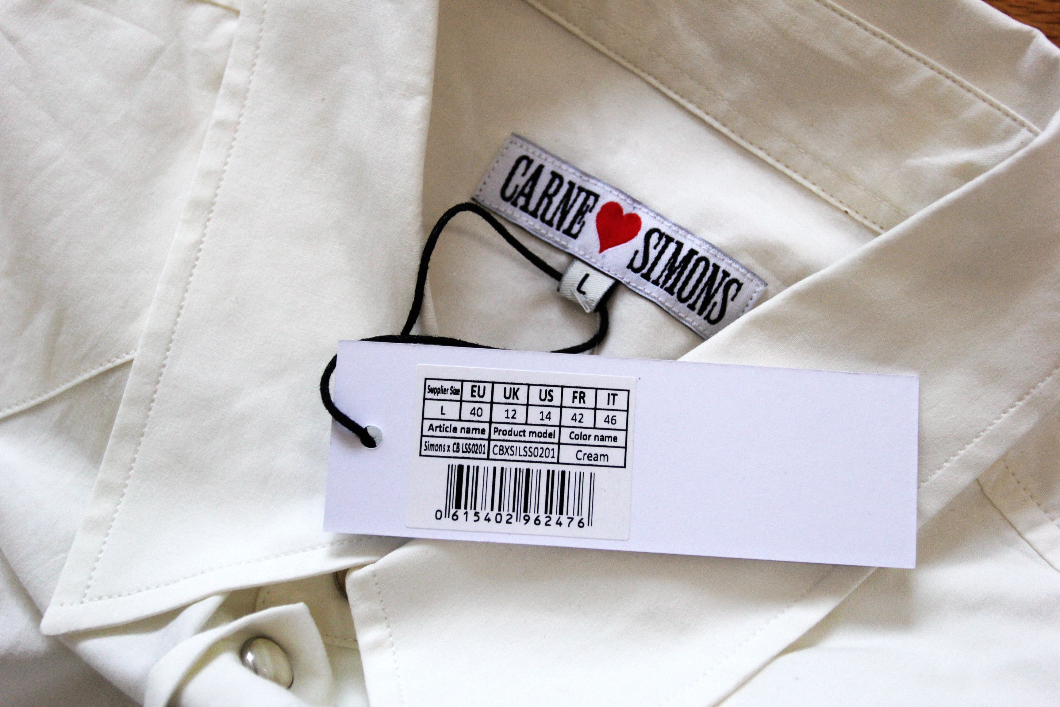 Carne Bollente BNWT AW25 CARNE BOLLENTE x SIMONS COWBOY RODEO SHIRT L Size US L / EU 52-54 / 3 - 8 Thumbnail