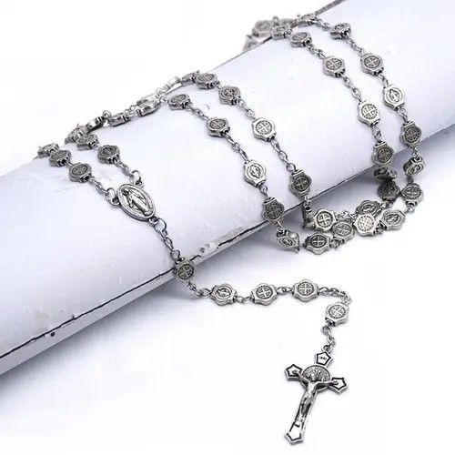 Other Saint Benedict Rosary Necklace Chain Size ONE SIZE - 3 Thumbnail