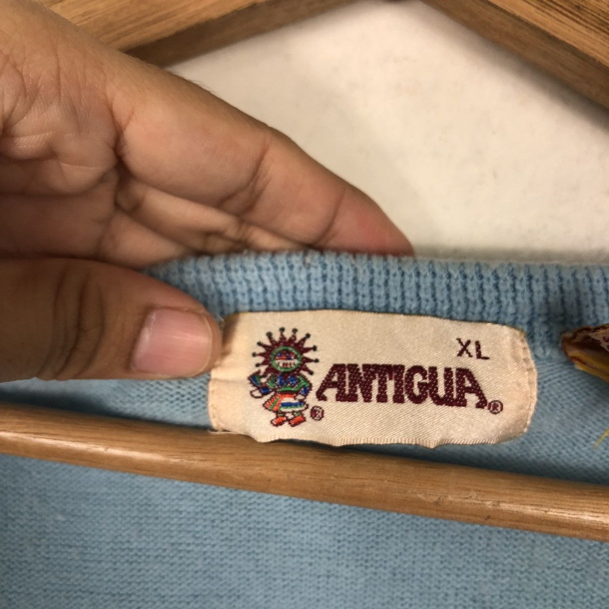 Japanese Brand 🔥90’s Vintage Knit Sweatshirt Antigua Inspire Kapital Size US XL / EU 56 / 4 - 11 Thumbnail