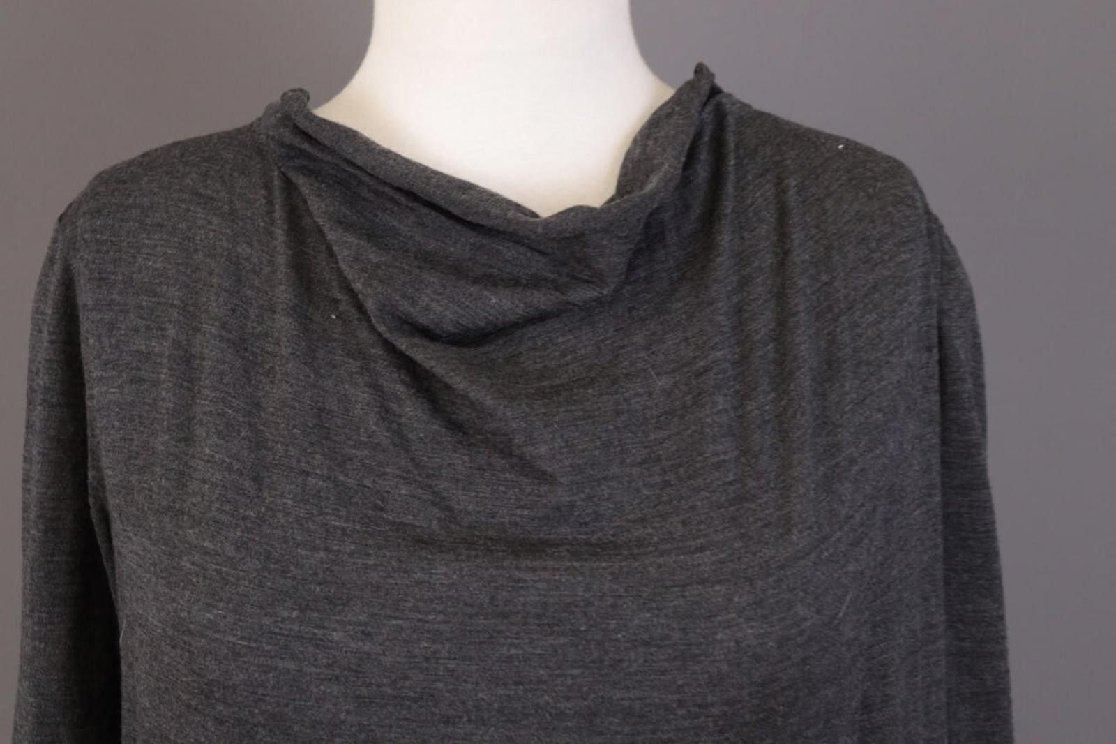 Icebreaker Icebreaker Merino Wool Gray Knit A-Line Knee Dress Size M Size M / US 6-8 / IT 42-44 - 5 Thumbnail