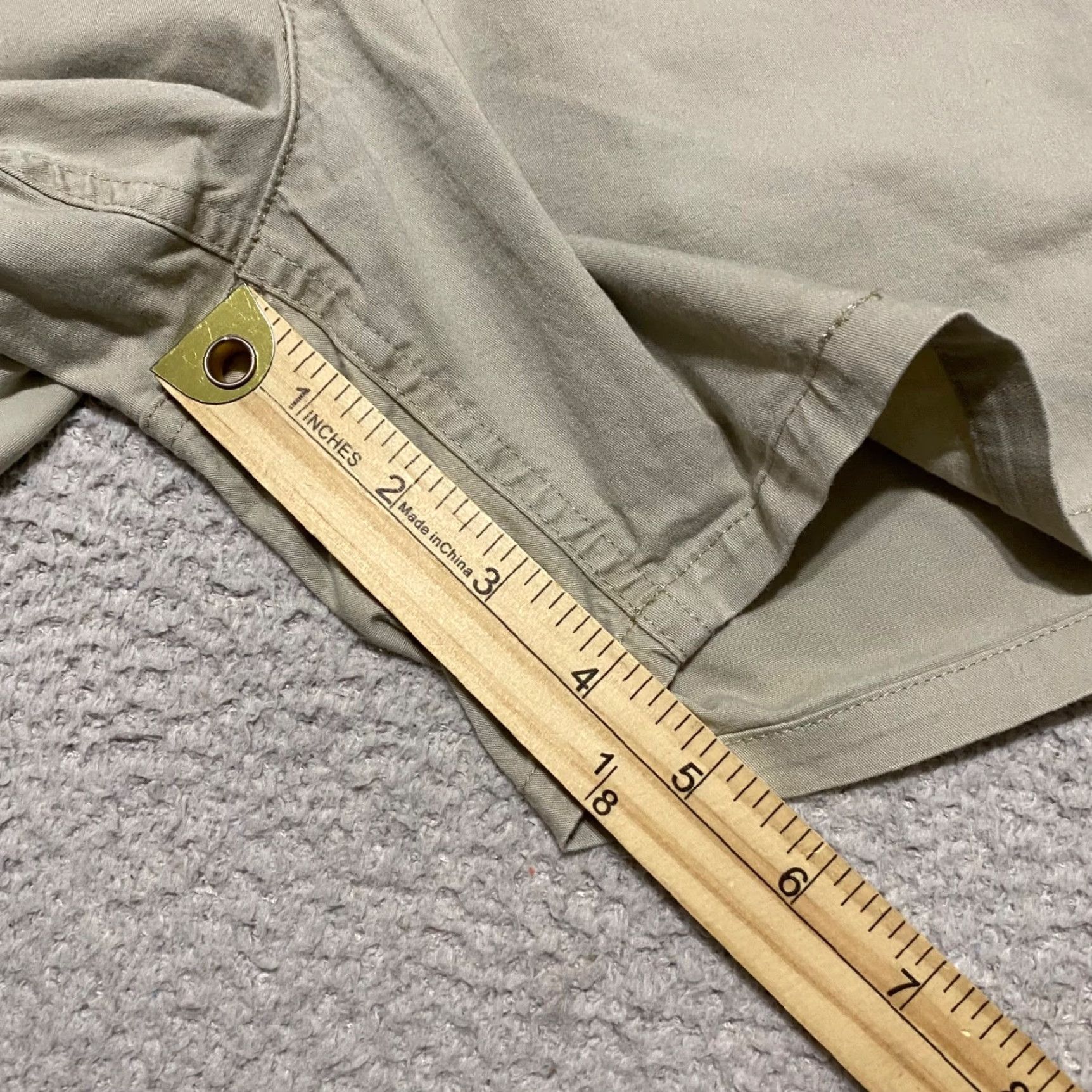 Vintage Cabela's Mens Shorts Beige Cargo Pockets Outdoor Inseam 4" 30 in Waist 8 Regular Cotton Spandex Beig Size 30" / US 8 / IT 44 - 5 Thumbnail