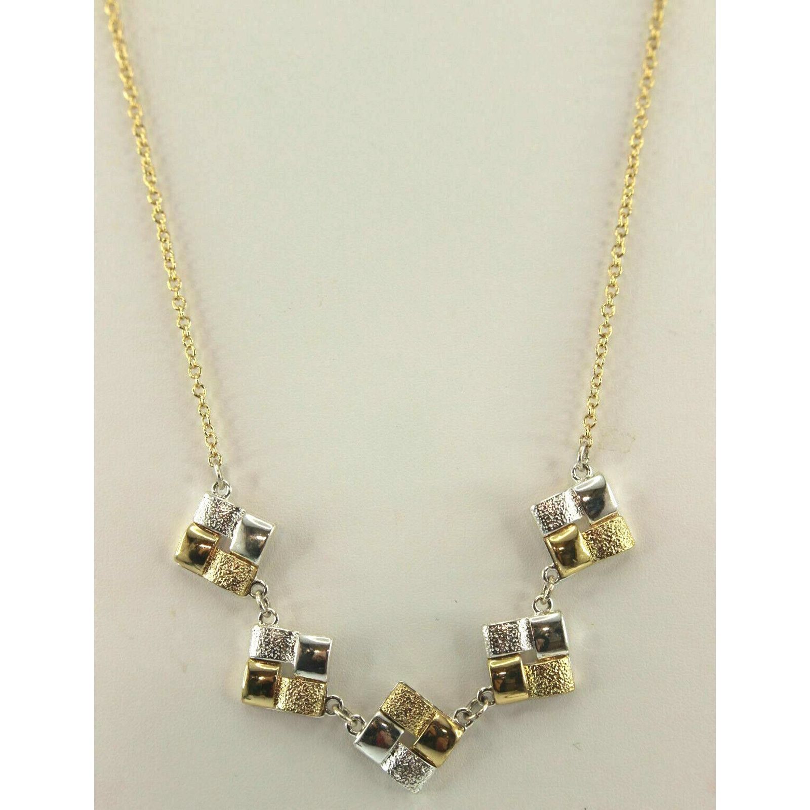 Other Liz Clayborne Mixed Metal Goldtone Silvertone Necklace Size ONE SIZE - 2 Thumbnail