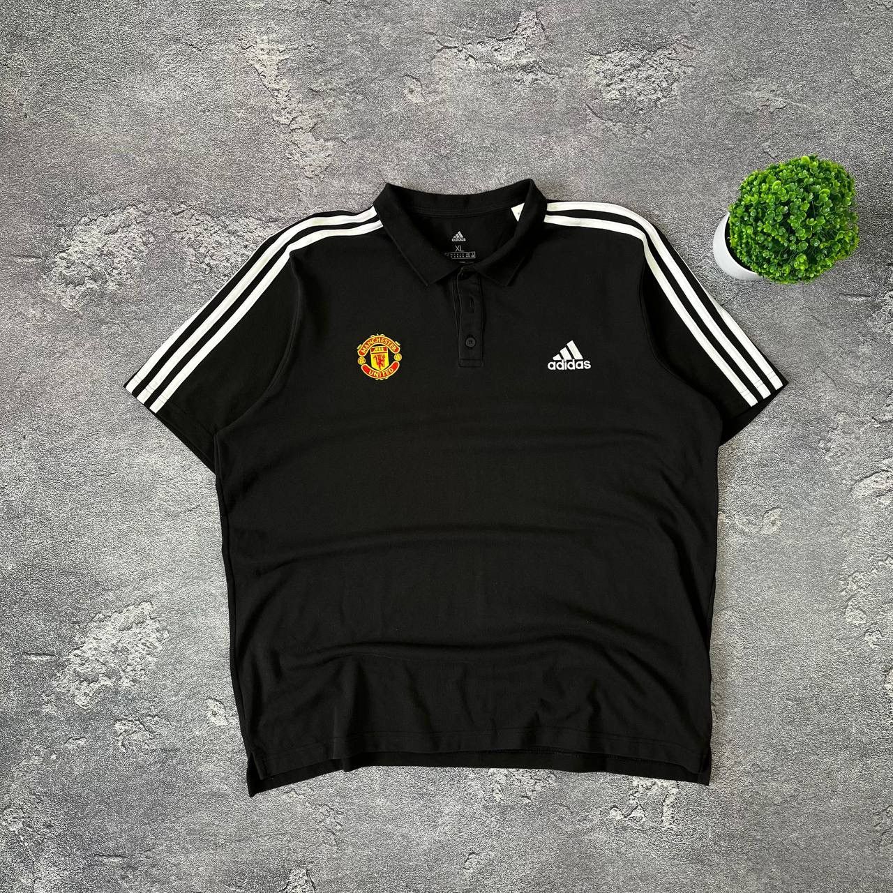 Adidas 2022-23 Manchester United adidas Polo Shirt Soccer Blockore Size US XL / EU 56 / 4 - 1 Thumbnail