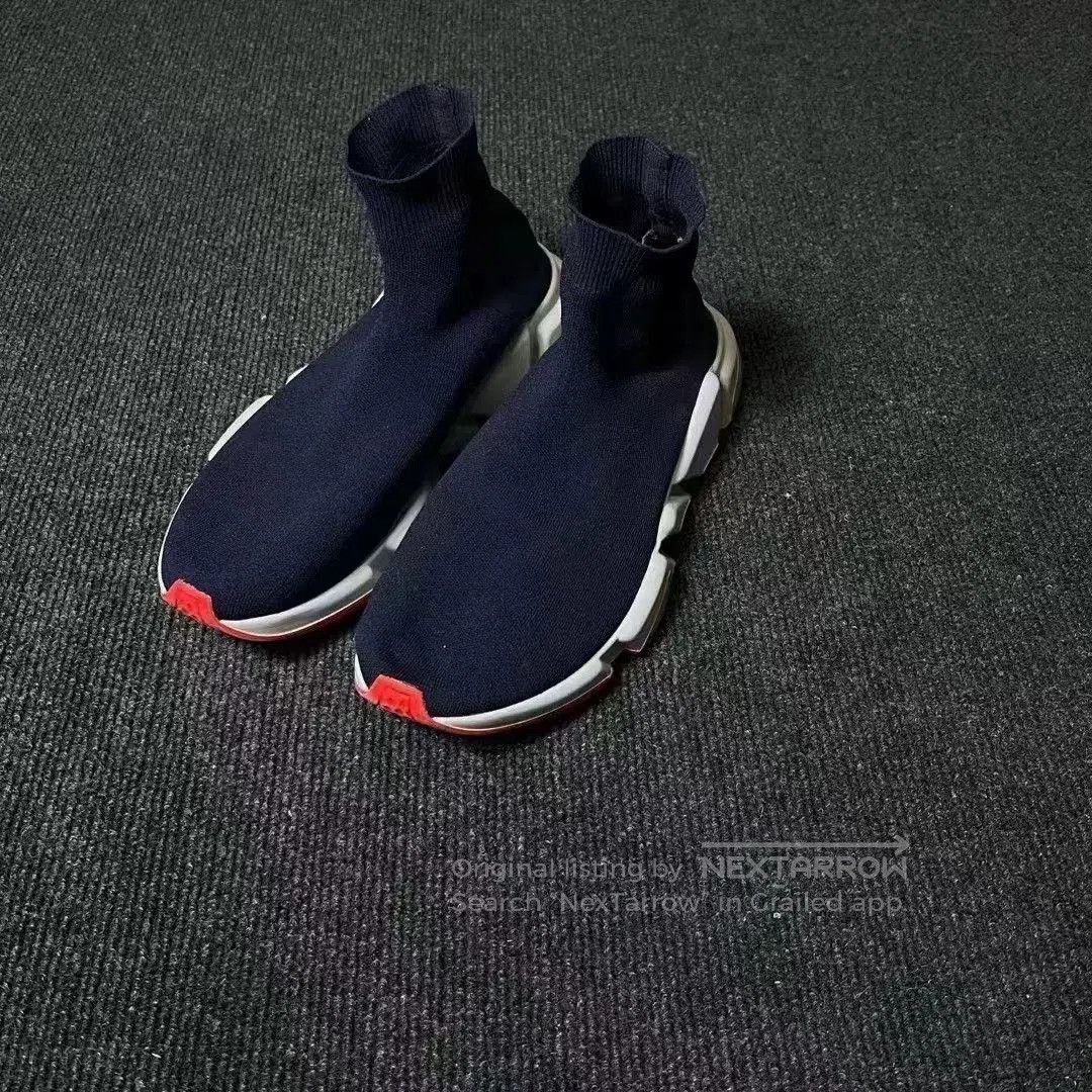 Balenciaga Balenciaga Double B Logo Sock Sneakers. Size US 10 / EU 43 - 1 Thumbnail