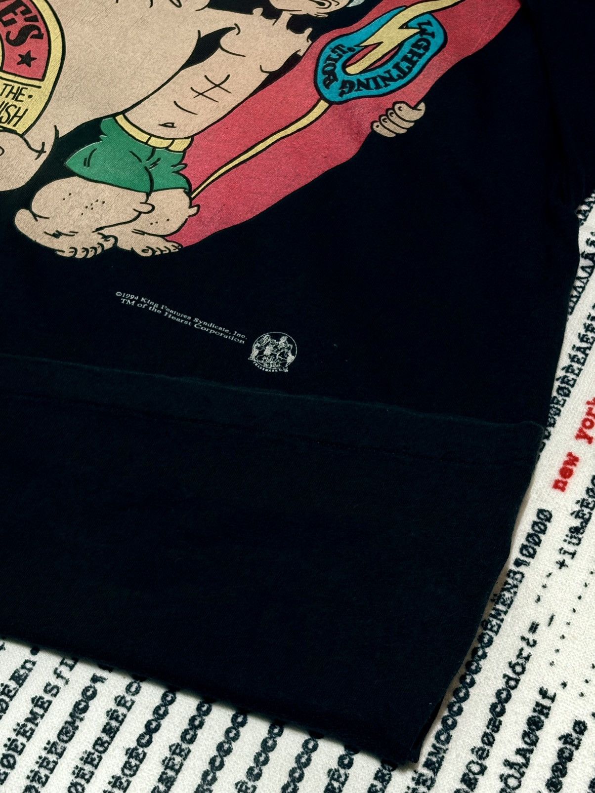 Cartoon Network × Vintage POPEYE BOLT WAX Size US XL / EU 56 / 4 - 3 Thumbnail