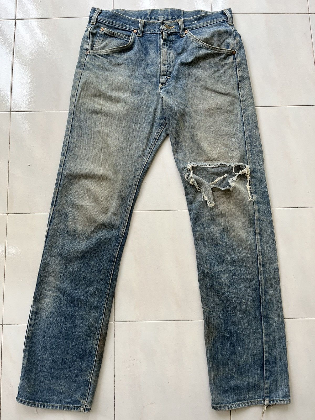 Vintage 70s Distressed Lee Size US 33 - 14 Thumbnail