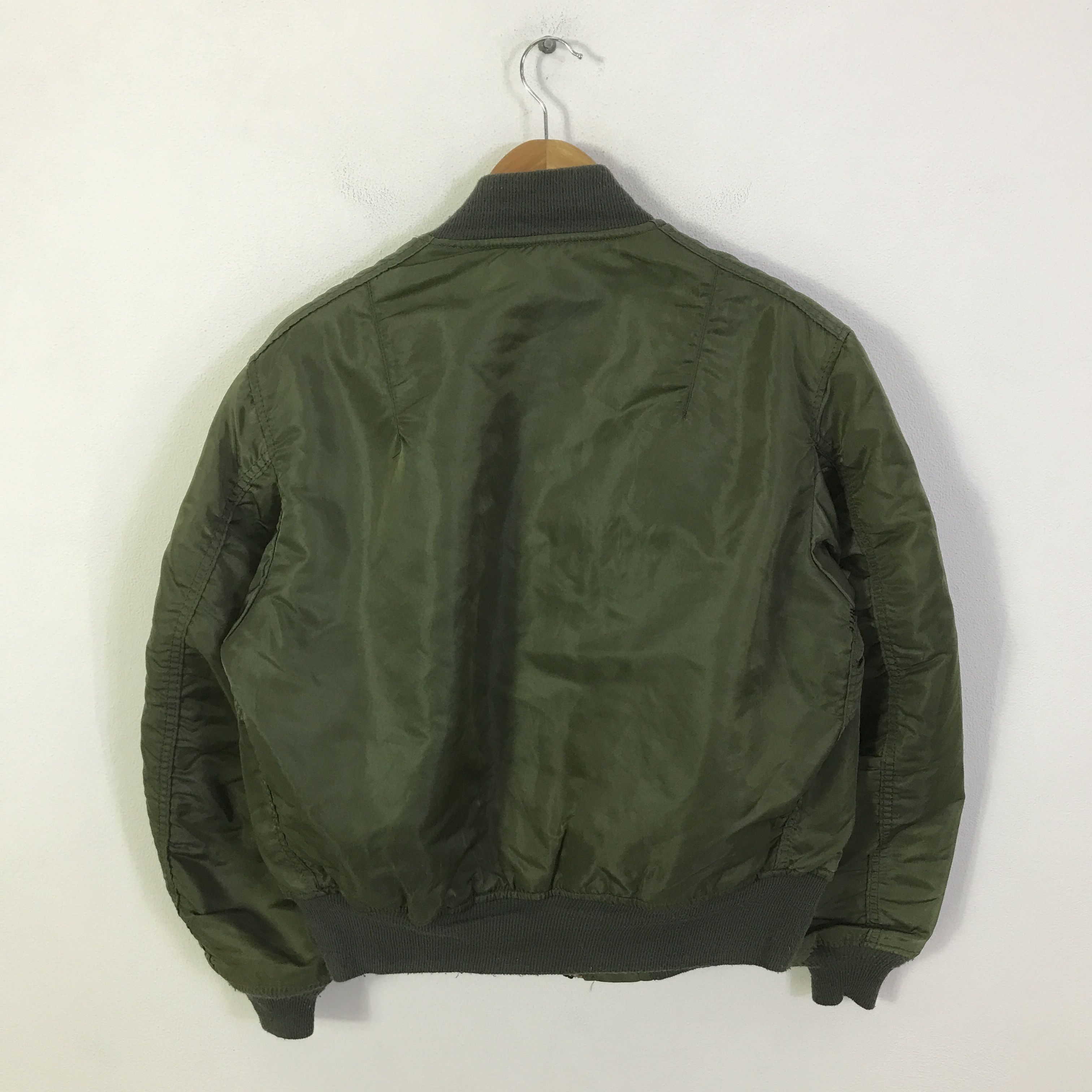 Alpha Industries Vtg alpha industries bombers Jacket K95B15 Size US L / EU 52-54 / 3 - 3 Thumbnail