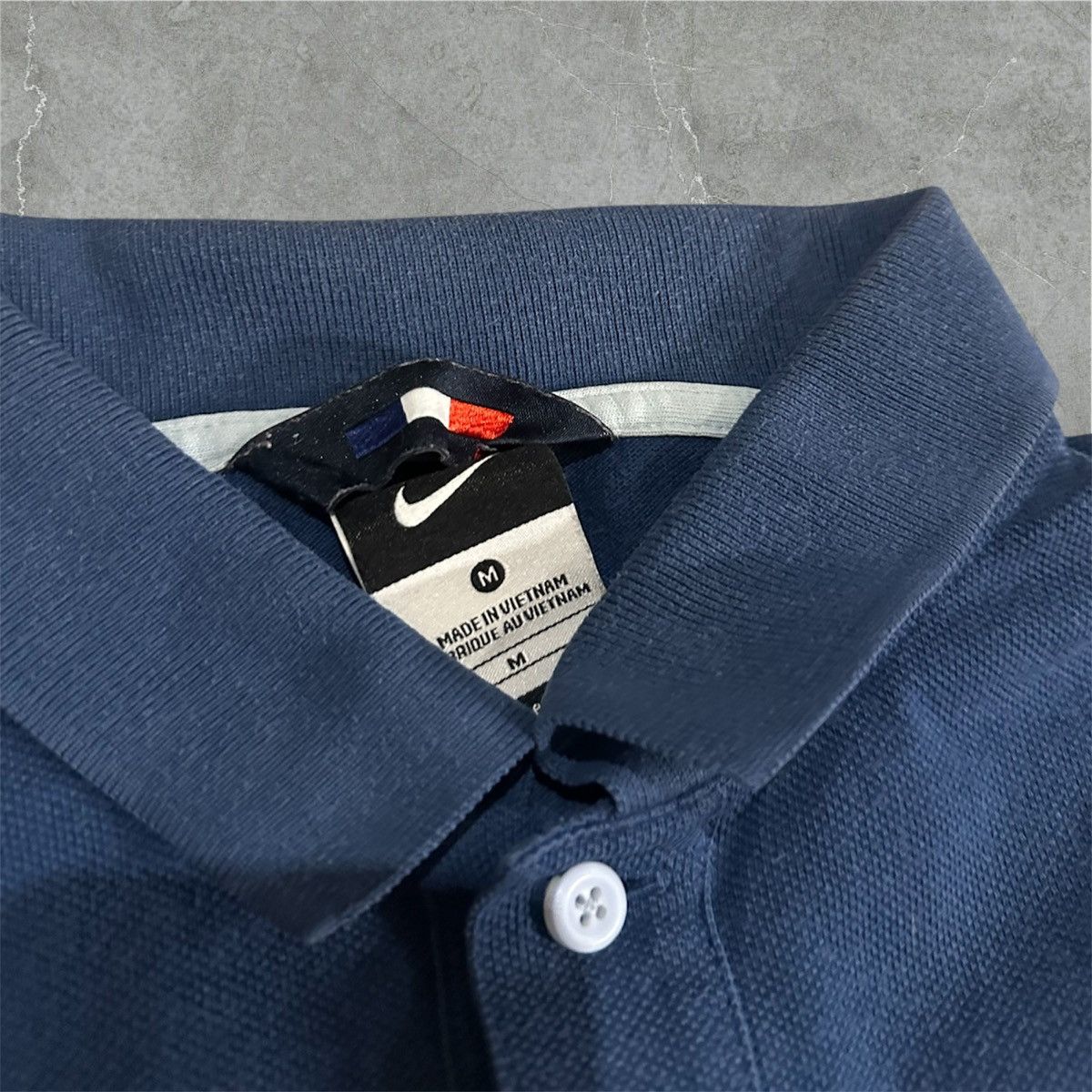 Nike Nike FFF Frankreich Polo Trikot Blau | Größe M Size US M / EU 48-50 / 2 - 4 Thumbnail